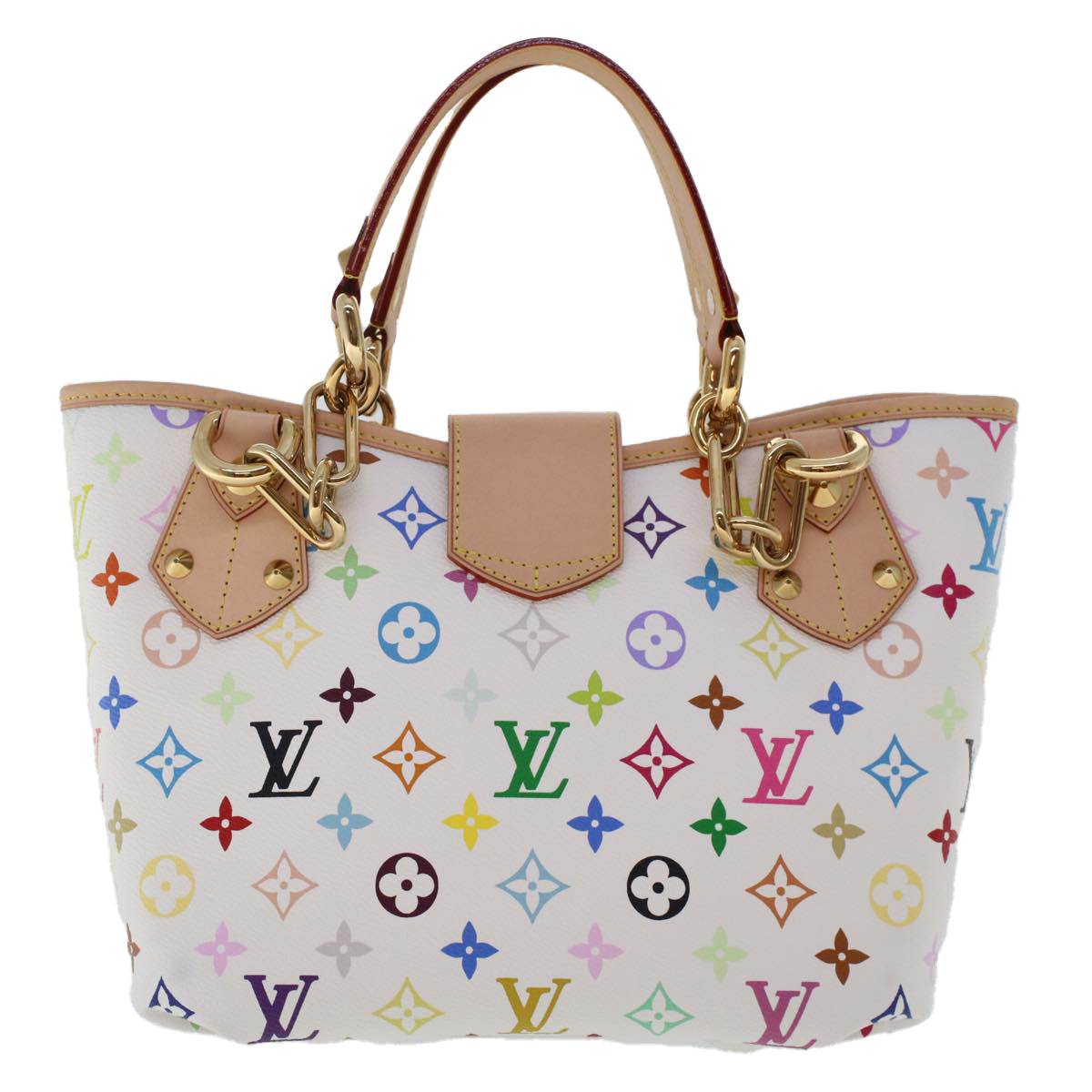 Louis Vuitton Annie White Canvas Tote Bag