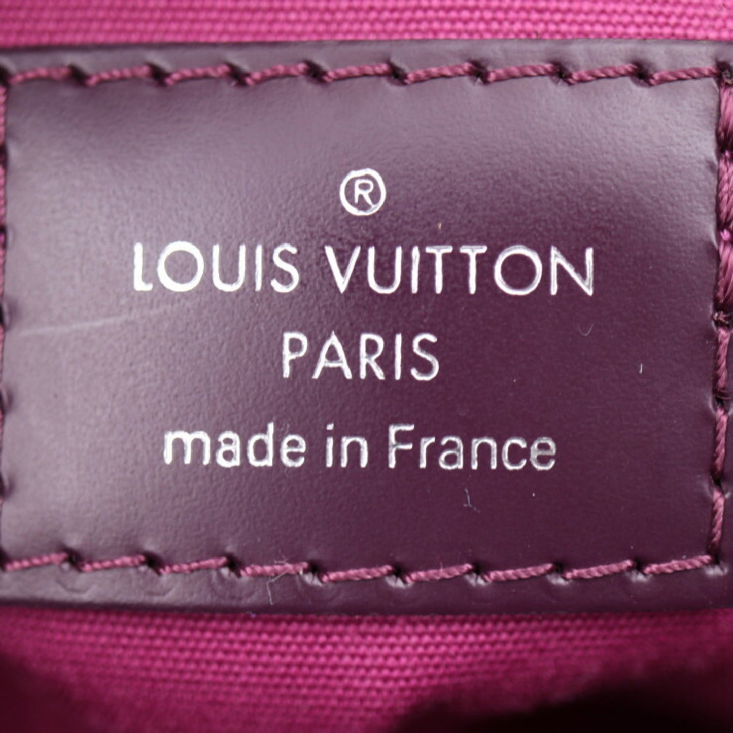 Louis Vuitton Passy Purple Leather Hand Bag