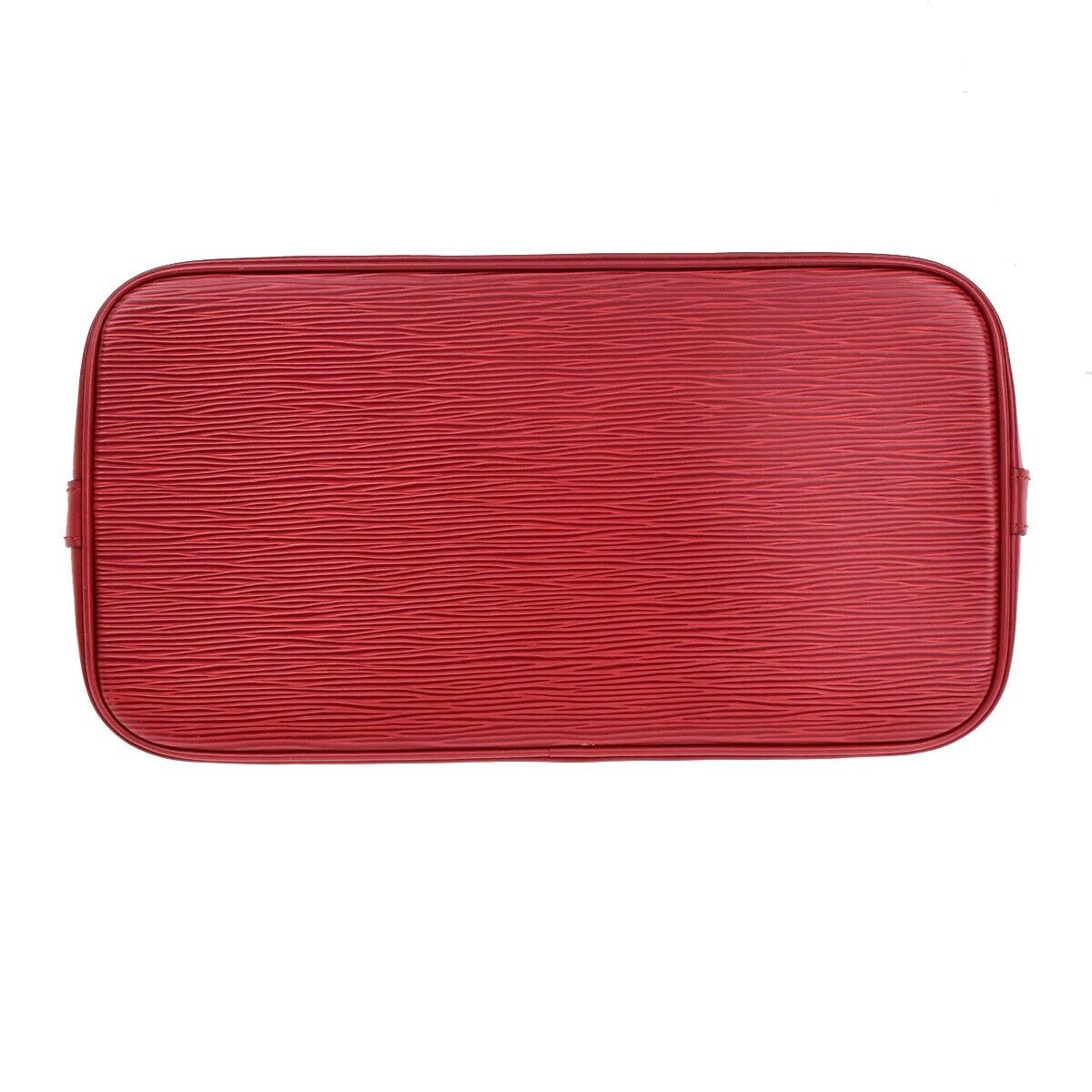 Louis Vuitton Alma Red Leather Hand Bag