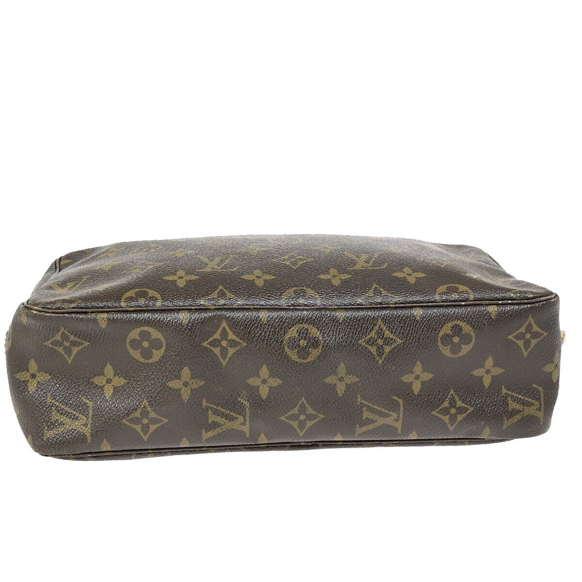 Louis Vuitton Trousse Toilette 28 Brown Canvas Clutch Bag