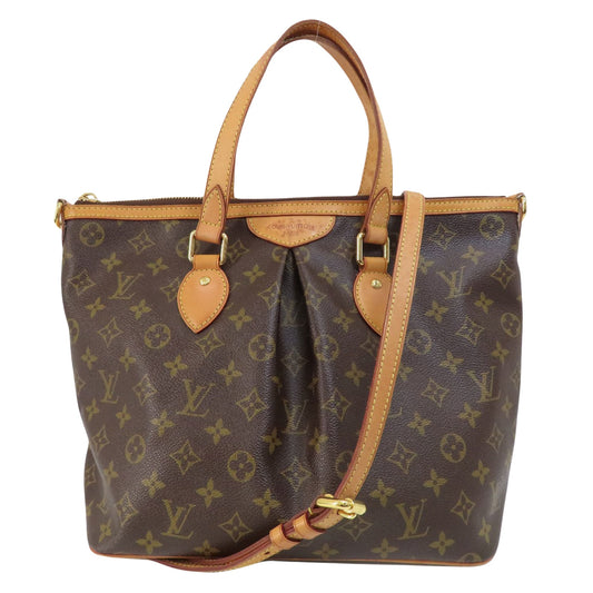 Louis Vuitton Palermo PM Brown Canvas Tote Bag