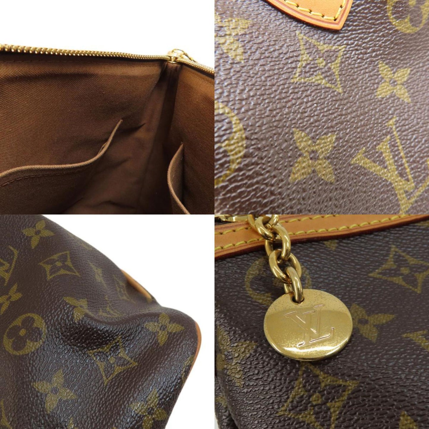 Louis Vuitton Palermo PM Brown Canvas Tote Bag