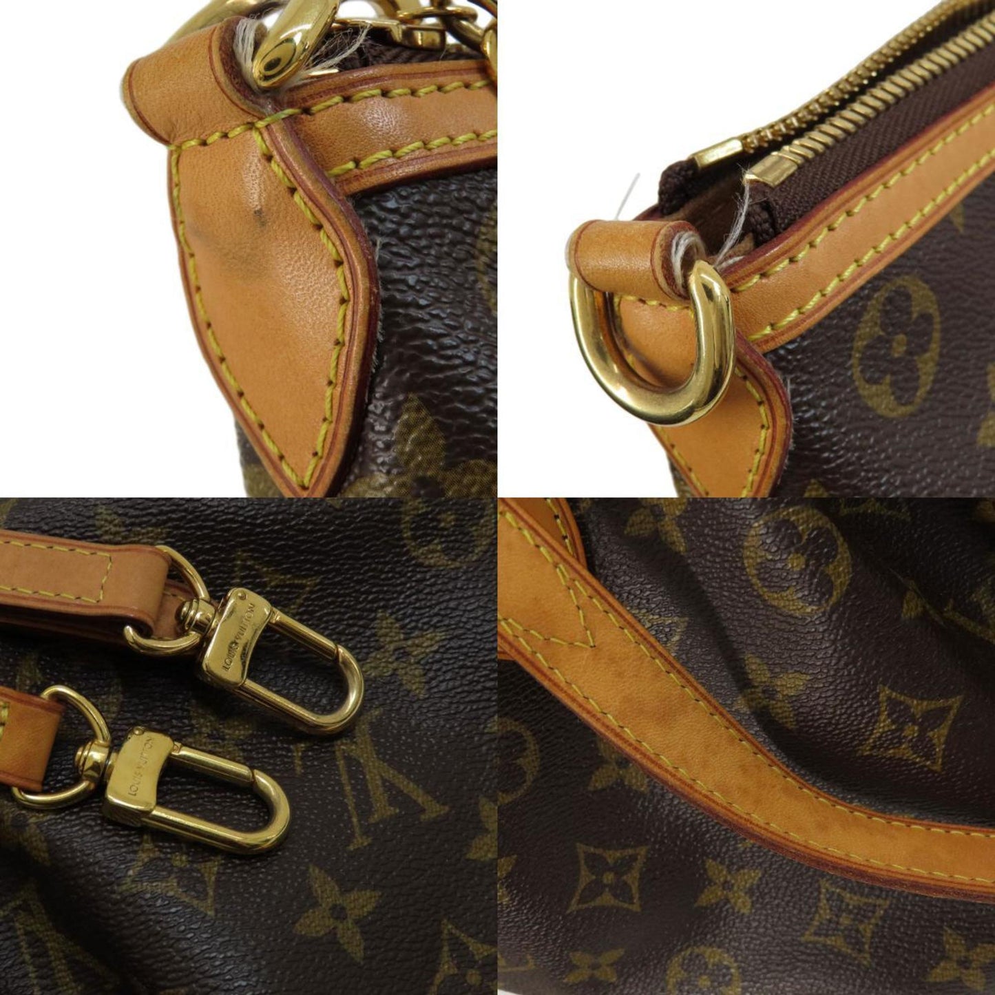 Louis Vuitton Palermo PM Brown Canvas Tote Bag