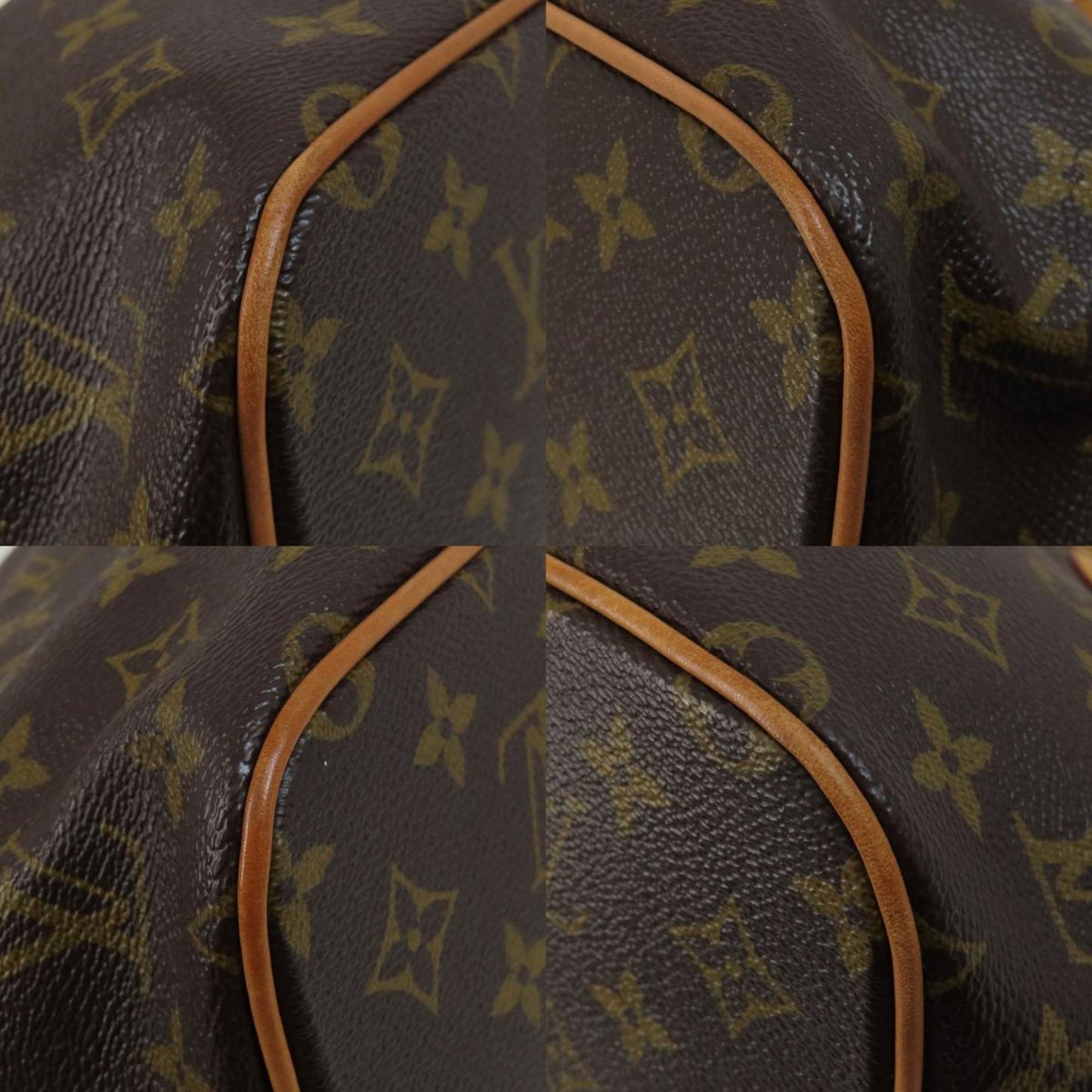 Louis Vuitton Palermo PM Brown Canvas Tote Bag