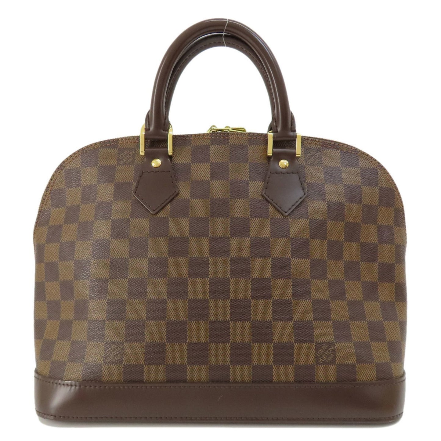 Louis Vuitton Alma Brown Canvas Hand Bag