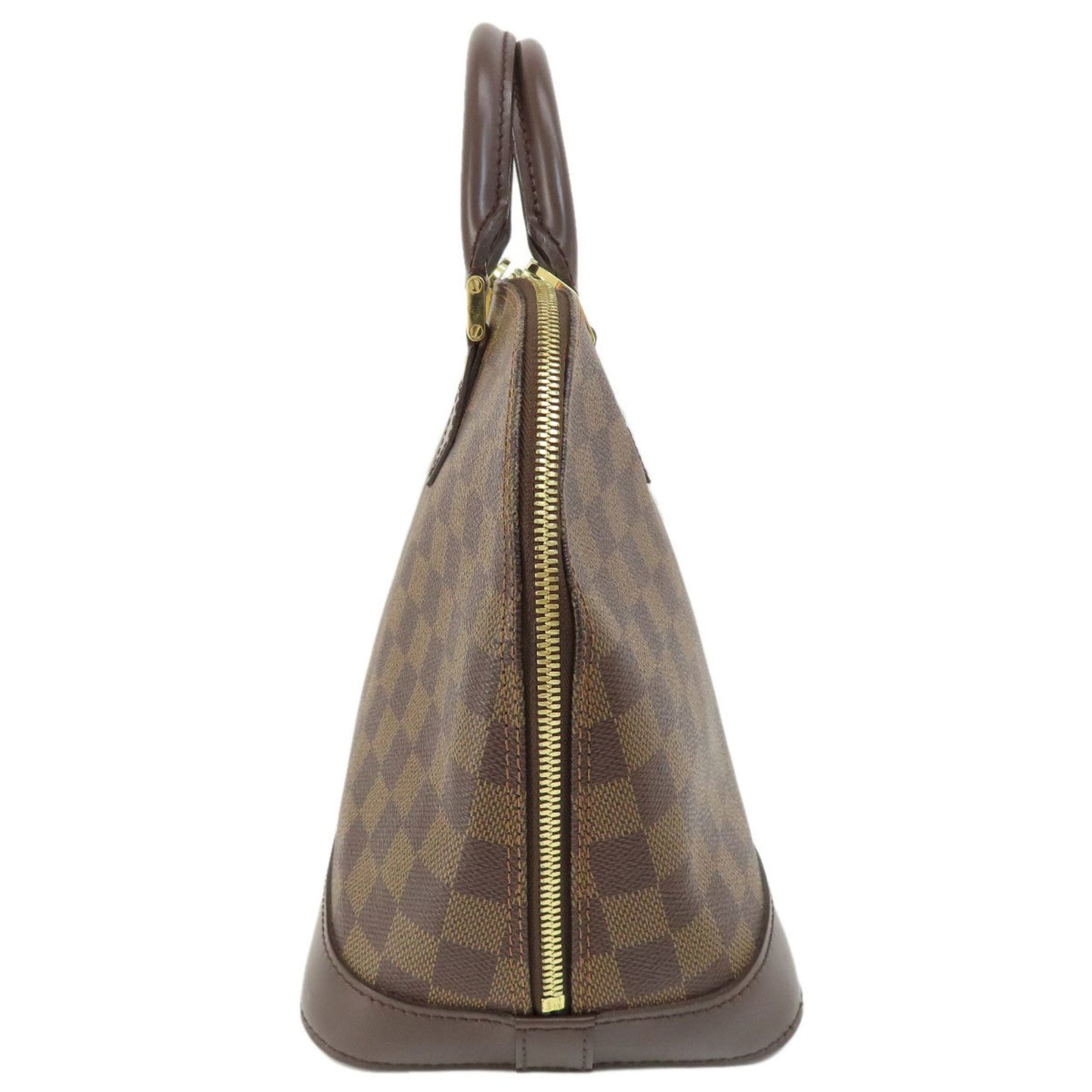 Louis Vuitton Alma Brown Canvas Hand Bag