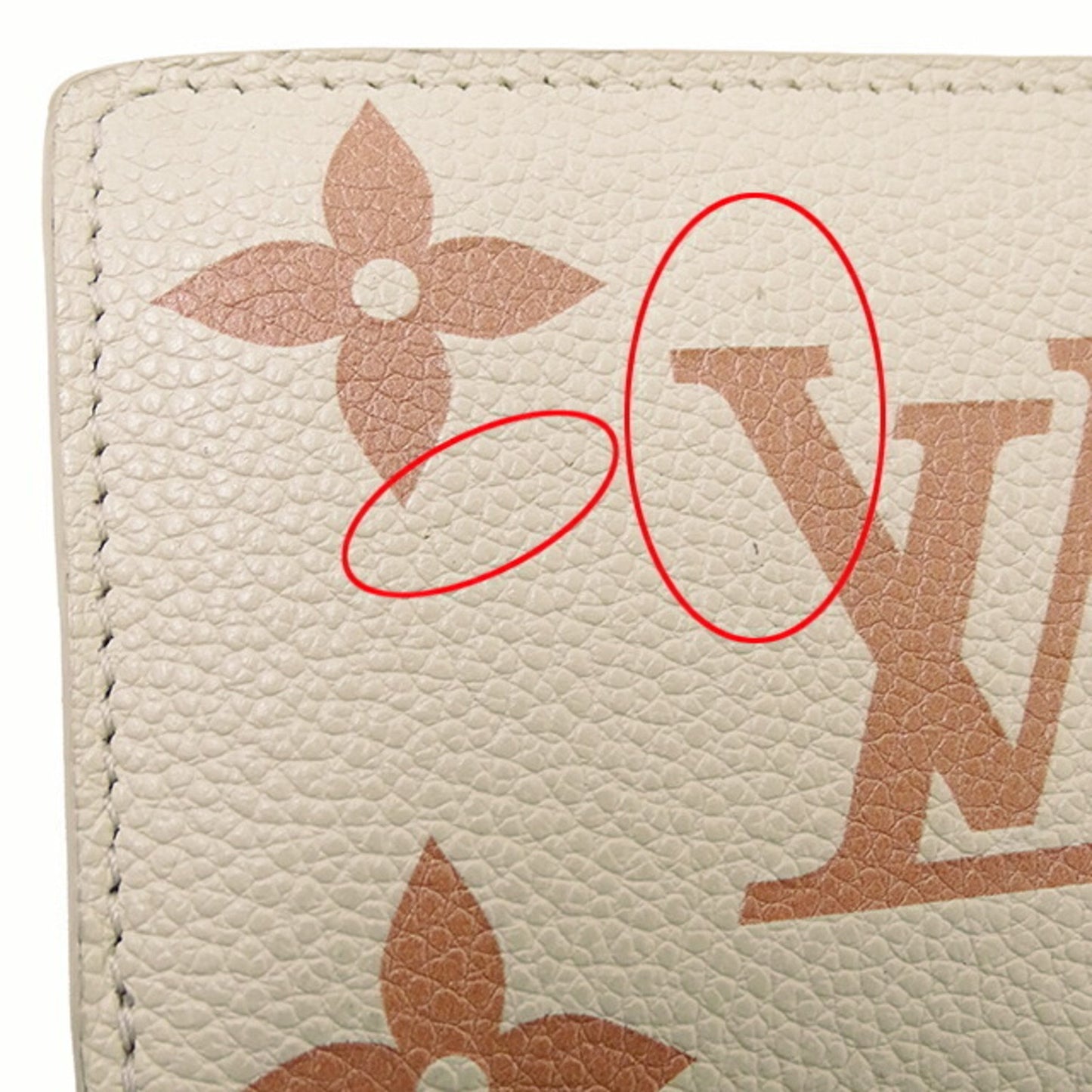 Louis Vuitton Cléa Beige Canvas Wallet Accessories