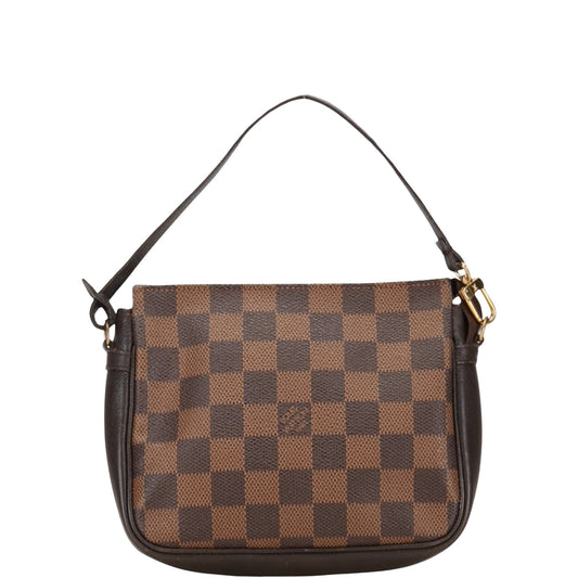 Louis Vuitton Trousse makeup Brown Canvas Clutch Bag