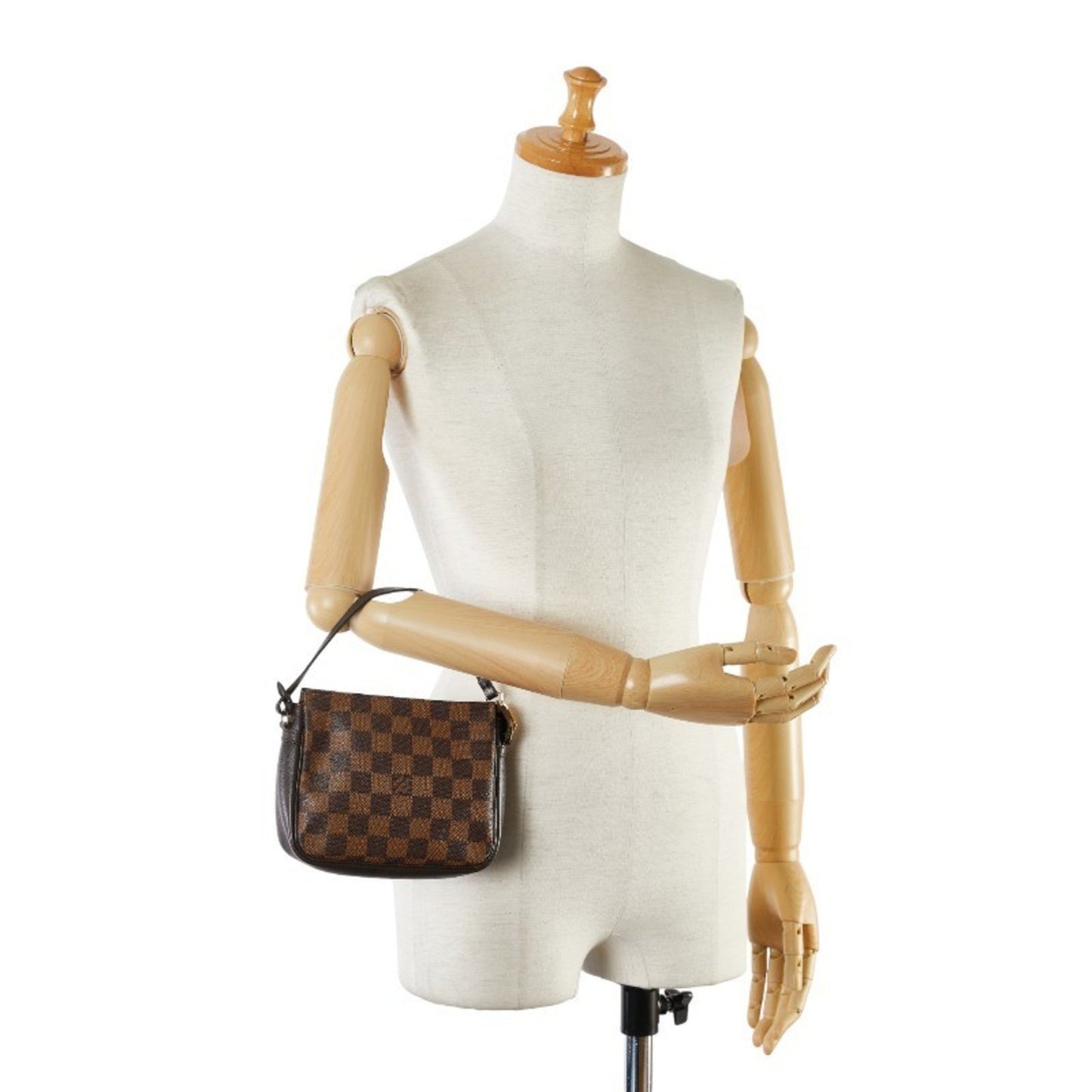 Louis Vuitton Trousse makeup Brown Canvas Clutch Bag