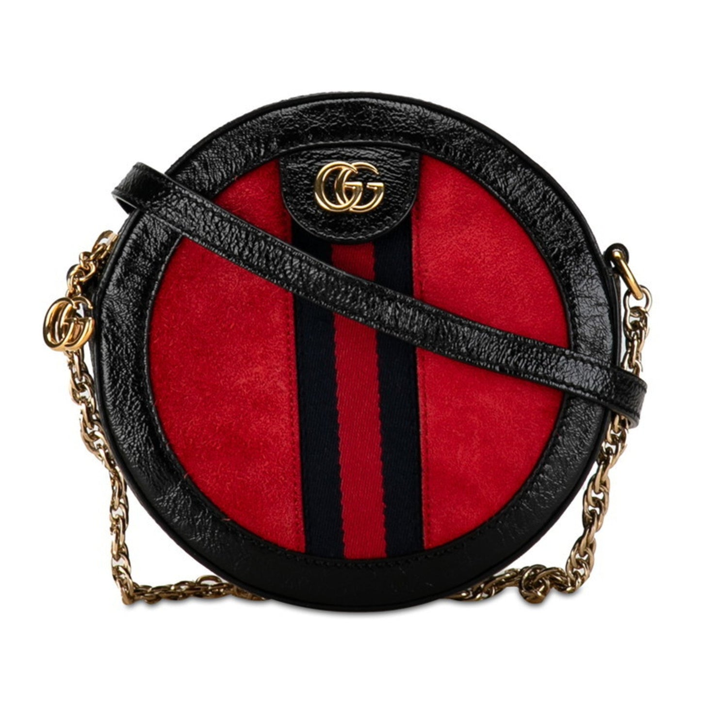 Gucci Ophidia Black Patent Leather Shoulder Bag