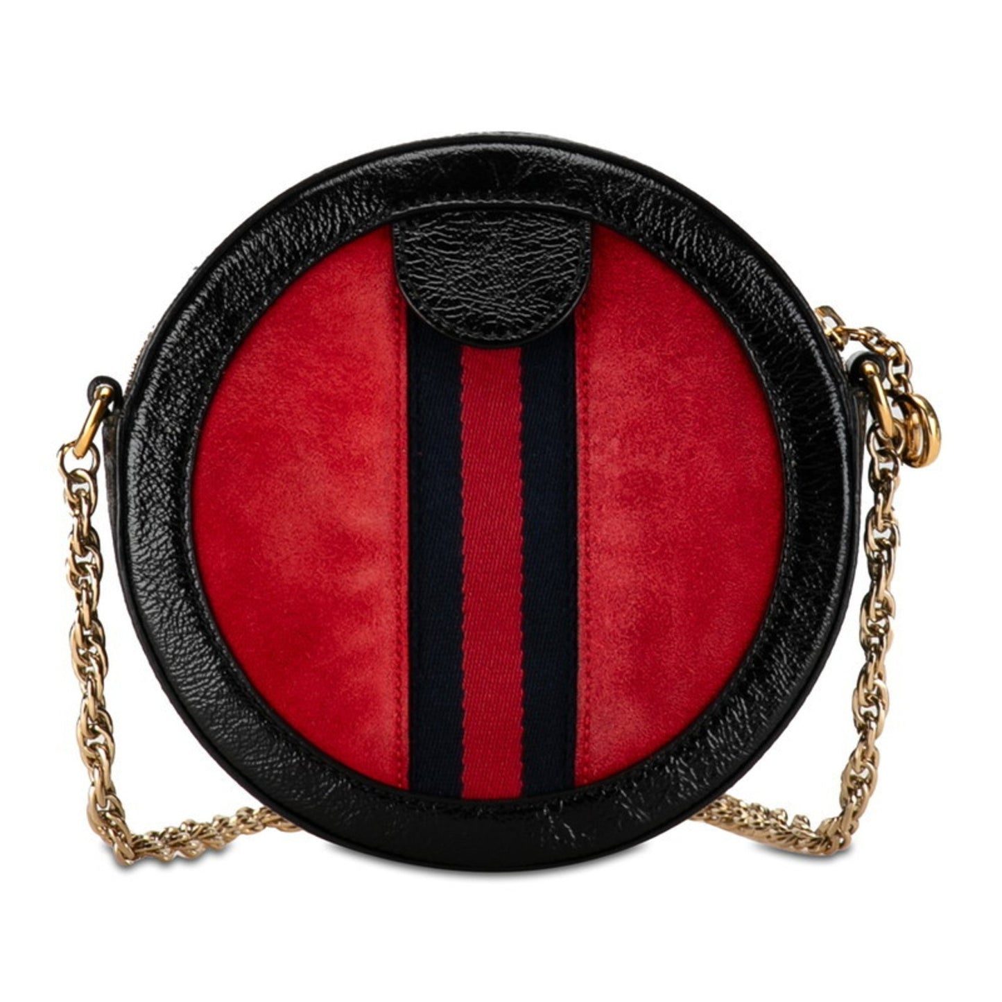 Gucci Ophidia Black Patent Leather Shoulder Bag