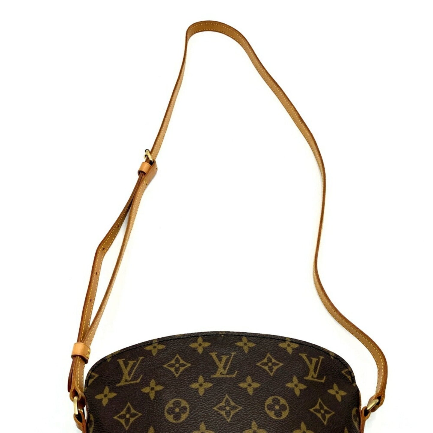 Louis Vuitton Drouot Brown Canvas Shoulder Bag