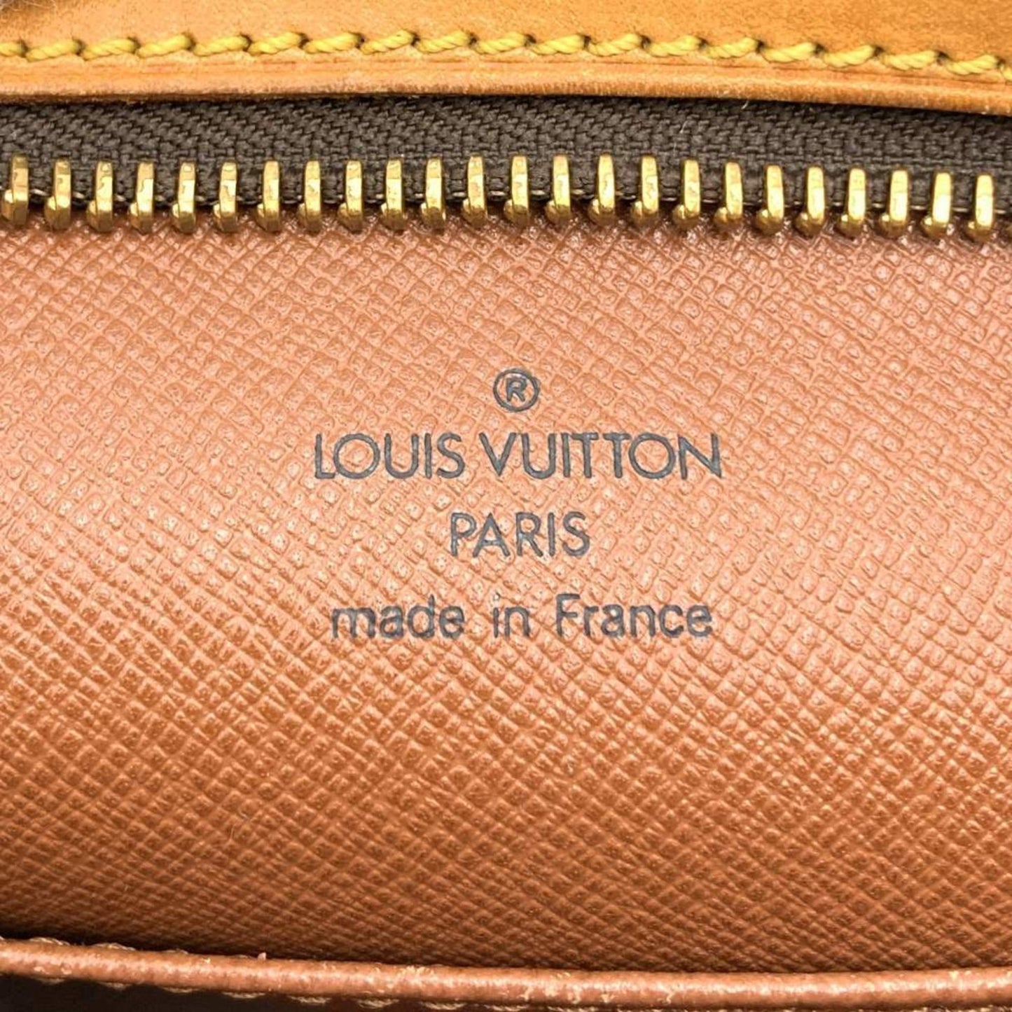 Louis Vuitton Drouot Brown Canvas Shoulder Bag