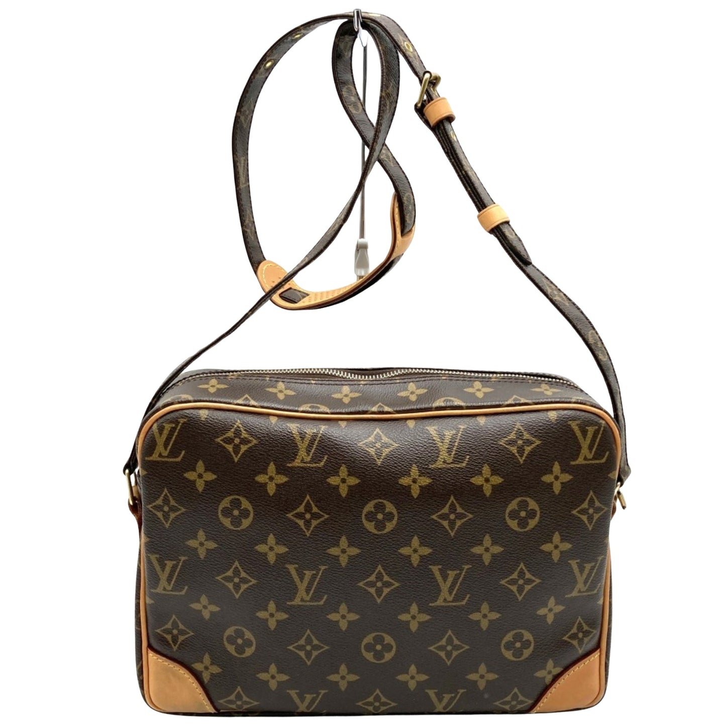 Louis Vuitton Nile Brown Canvas Shoulder Bag