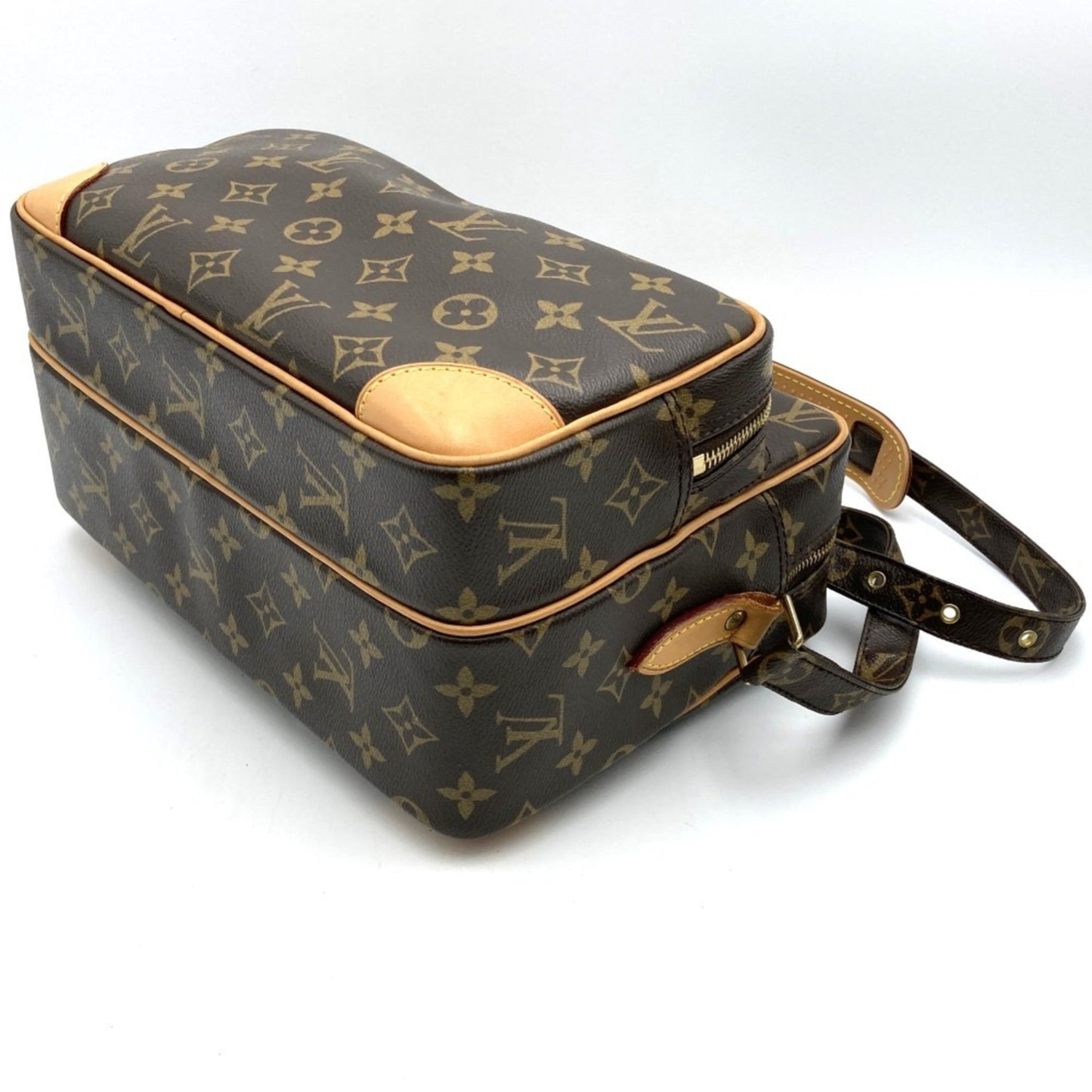 Louis Vuitton Nile Brown Canvas Shoulder Bag