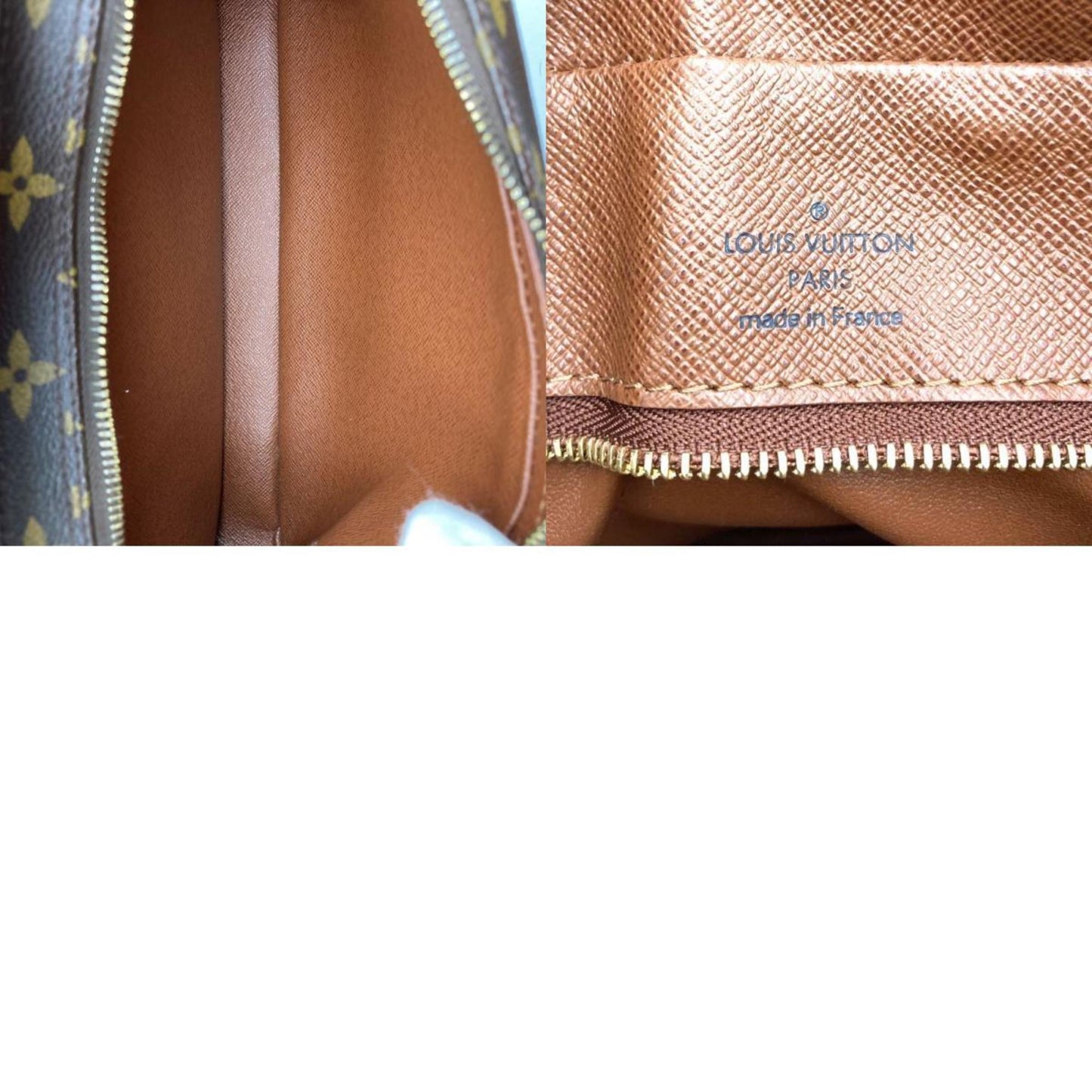 Louis Vuitton Nile Brown Canvas Shoulder Bag