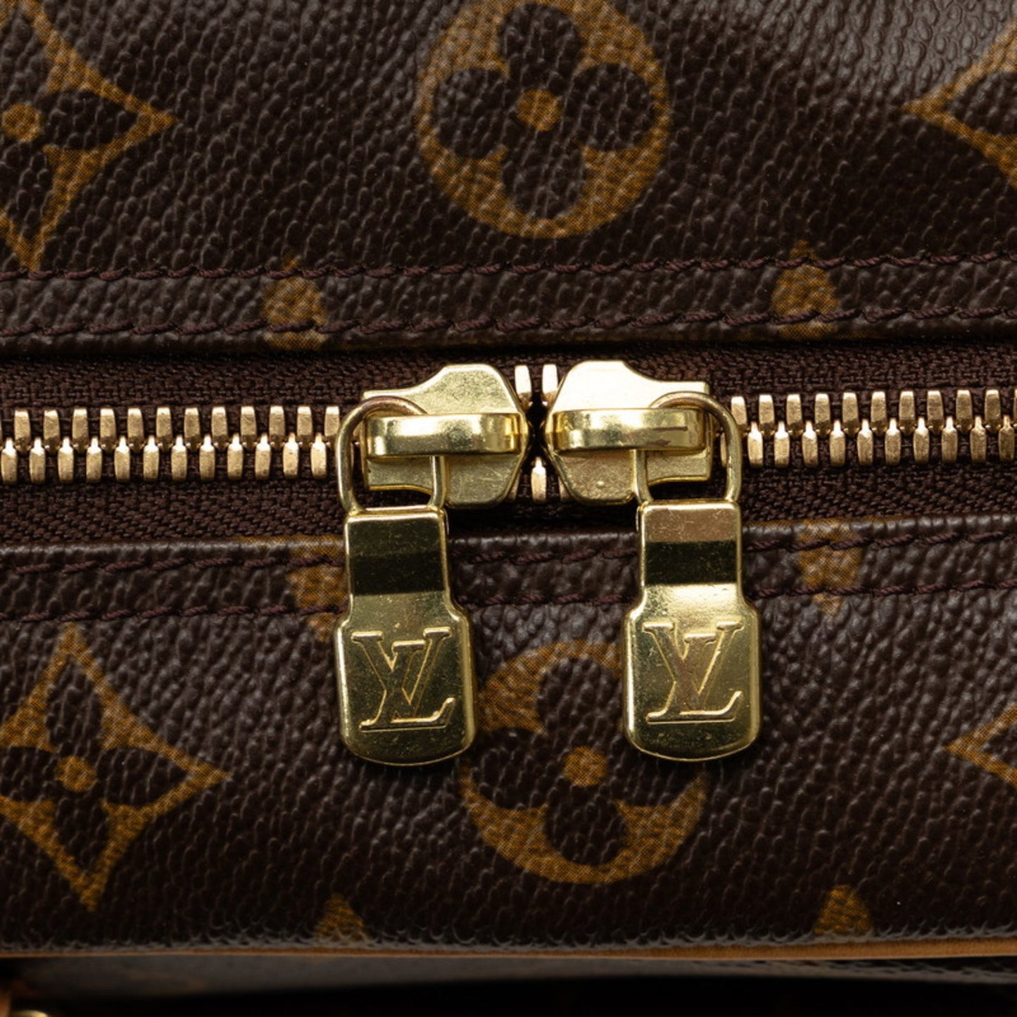 Louis Vuitton Excentri cité Brown Canvas Hand Bag