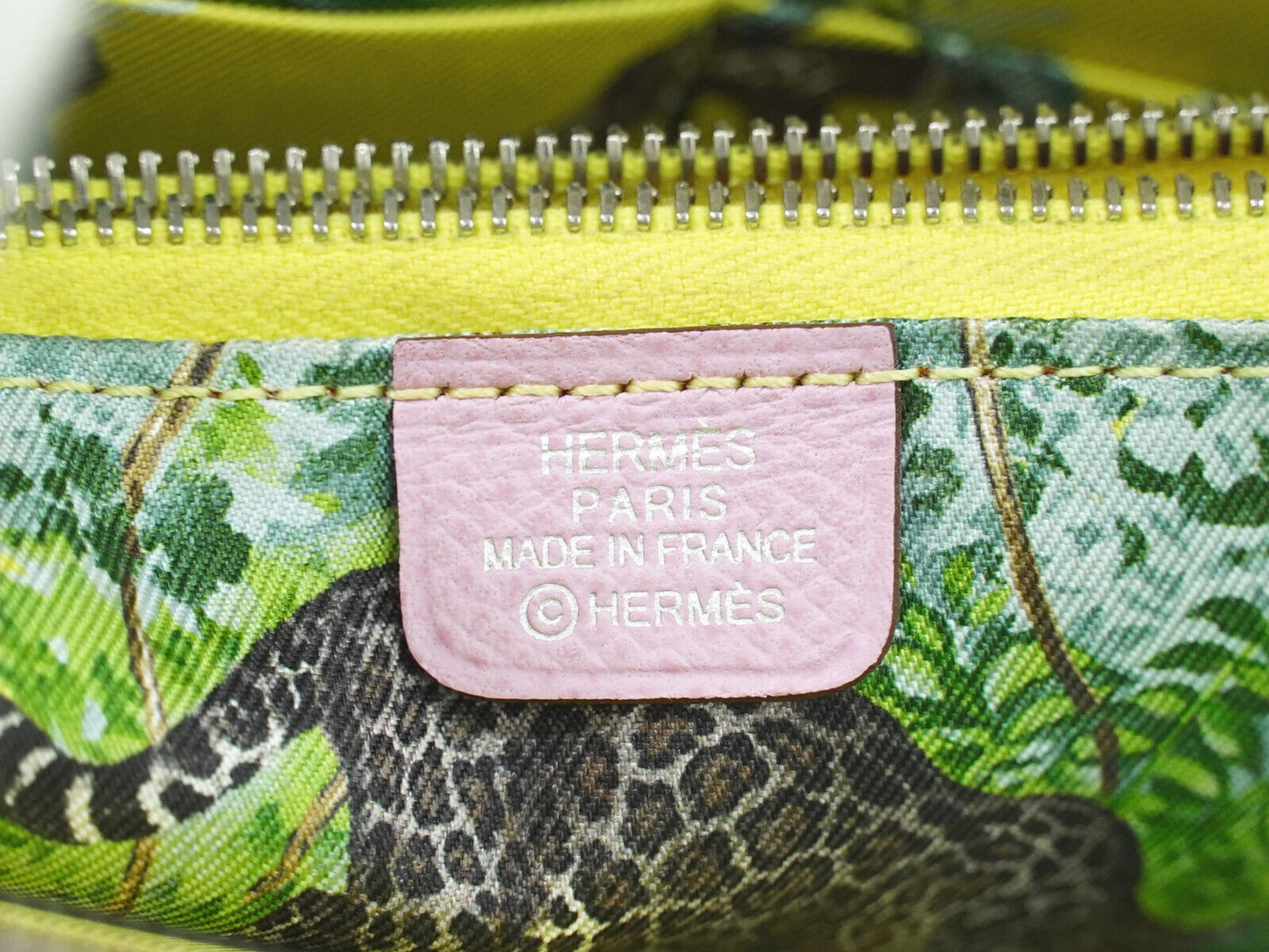 Hermès Silk'In Pink Leather Wallet Accessories