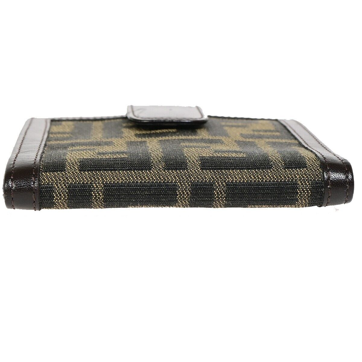 Fendi Zucca Brown Canvas Wallet Accessories