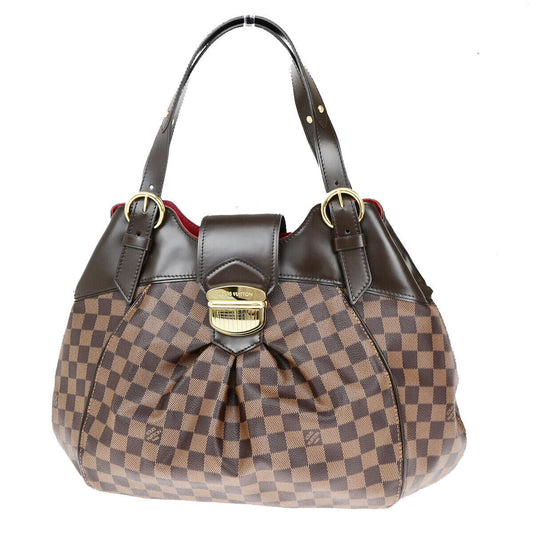 Louis Vuitton Sistina Brown Canvas Shoulder Bag