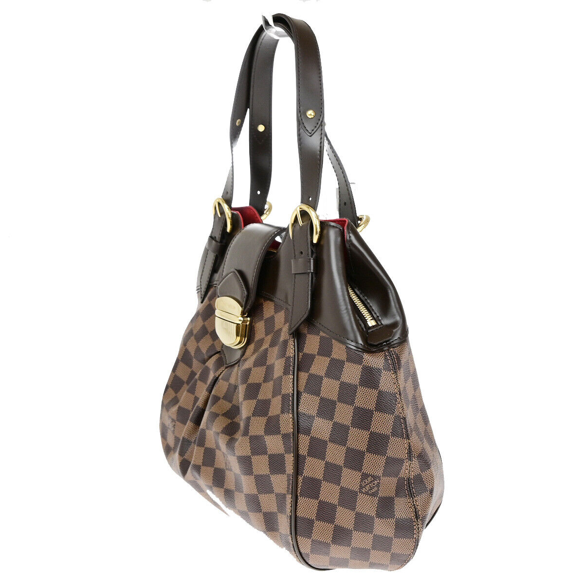 Louis Vuitton Sistina Brown Canvas Shoulder Bag