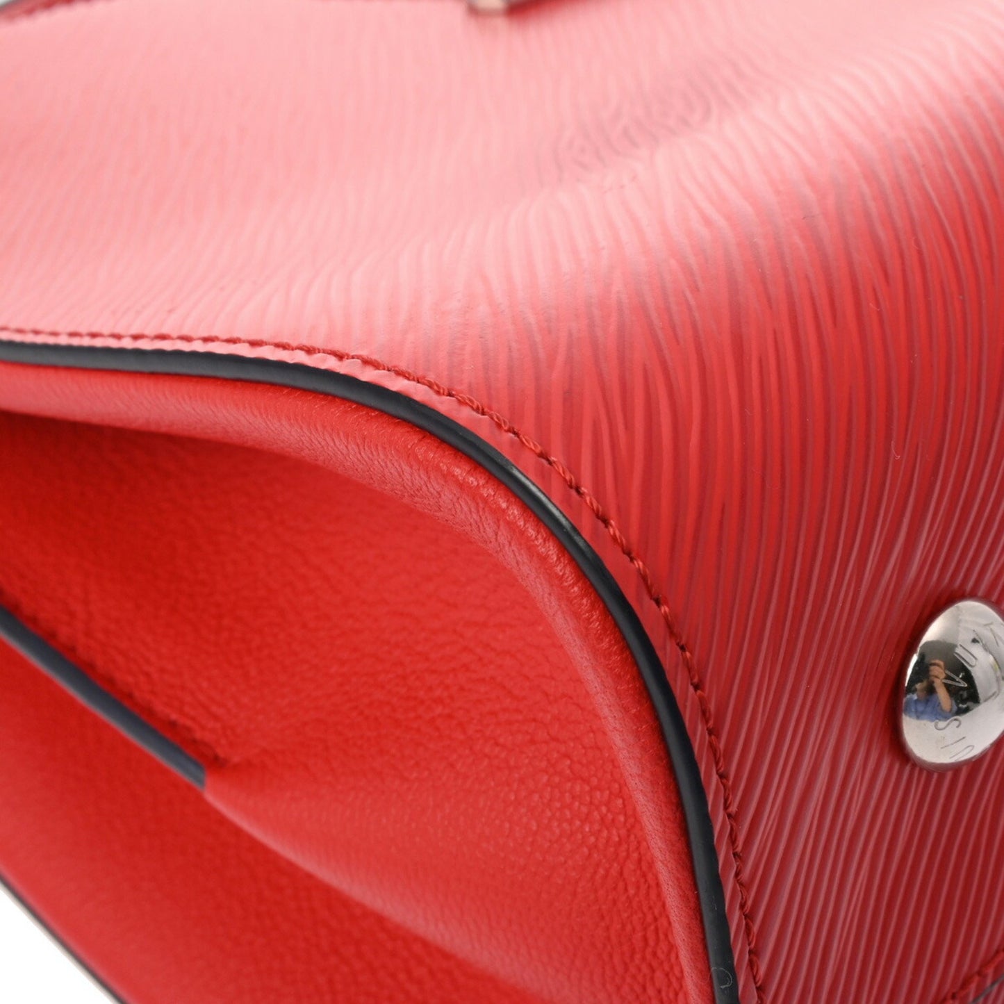 Louis Vuitton Twist Red Leather Hand Bag