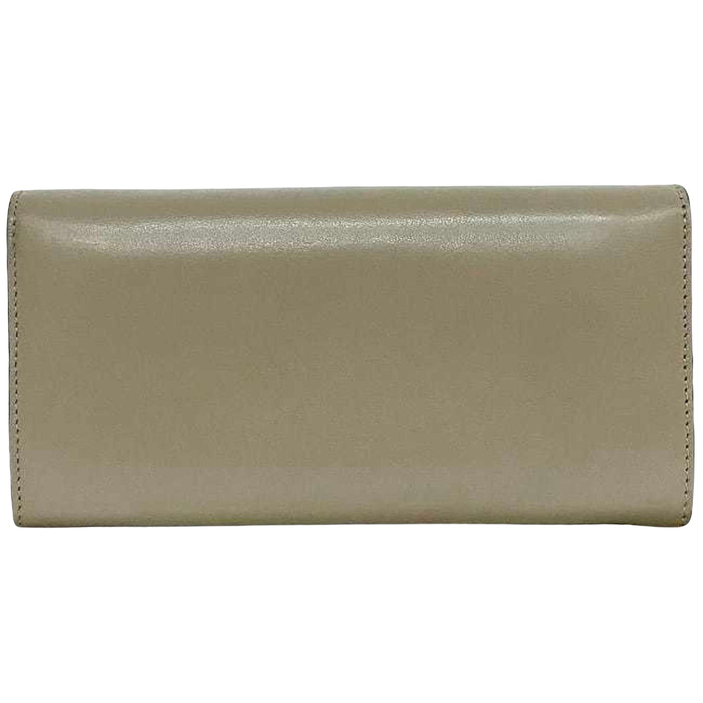 Fendi Peekaboo Grey Leather Wallet Accessories