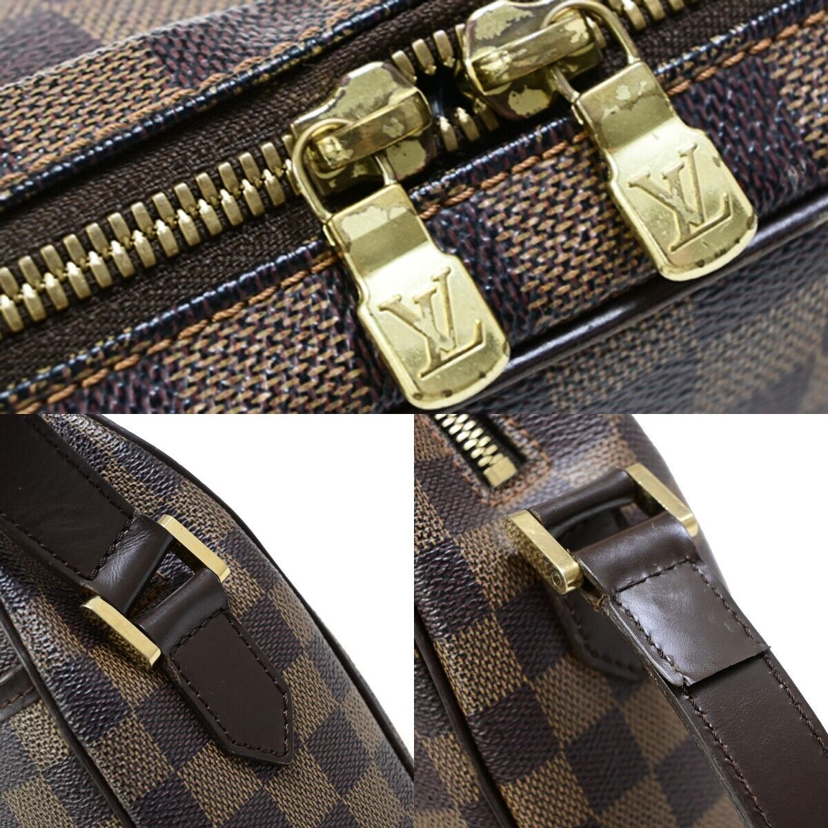 Louis Vuitton Ipanema Brown Canvas Shoulder Bag