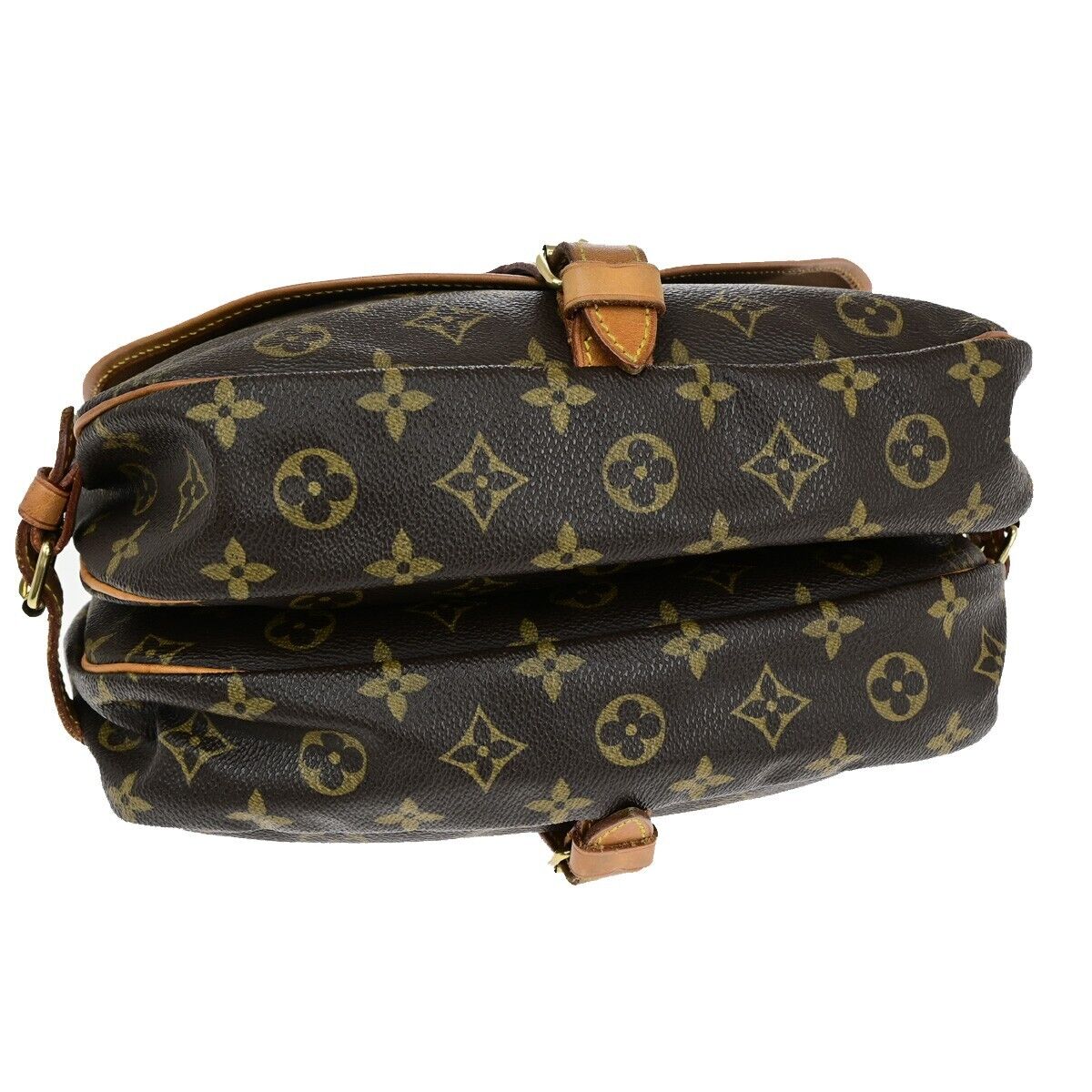 Louis Vuitton Saumur 30 Brown Canvas Shoulder Bag