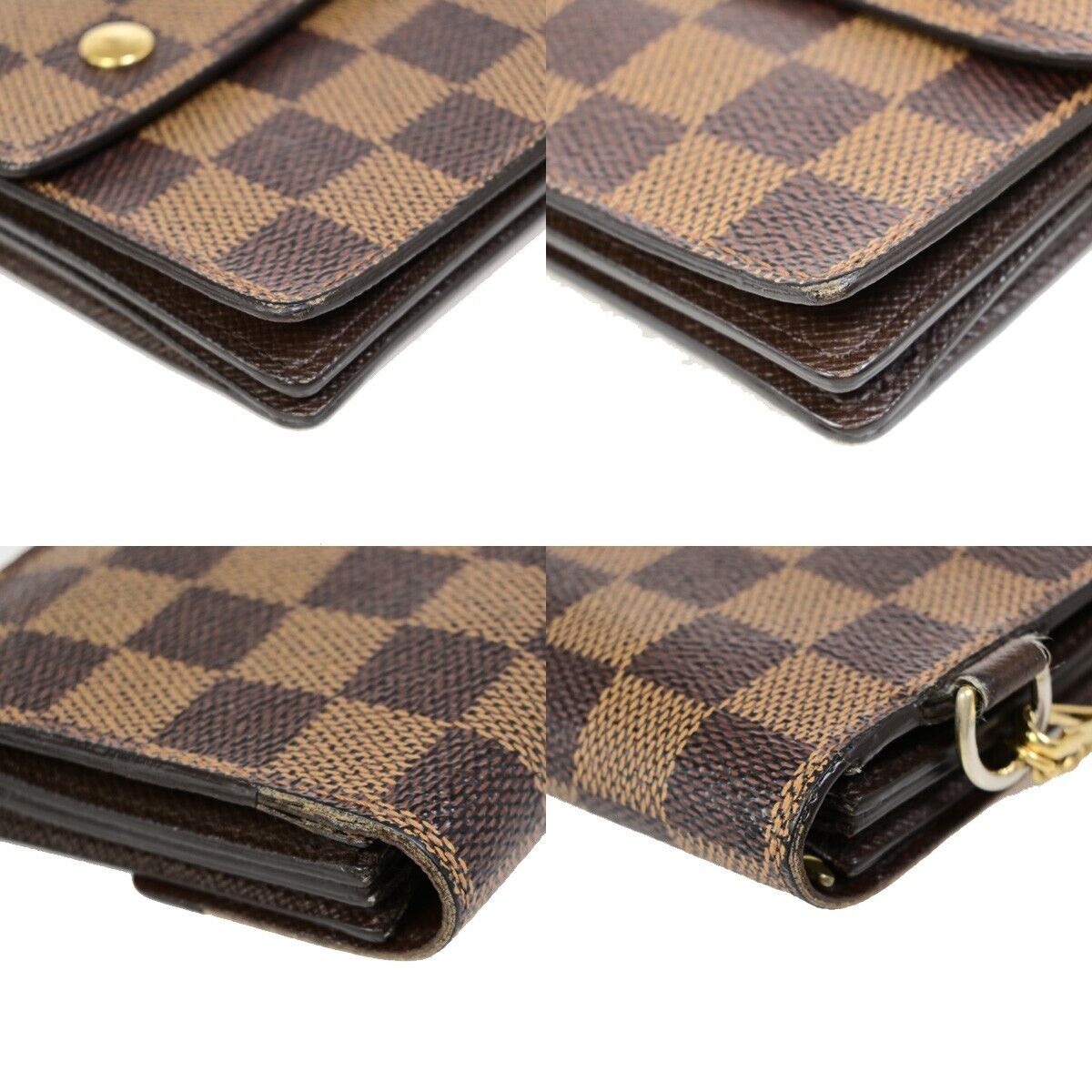 Louis Vuitton Accordeon wallet Brown Canvas Wallet Accessories