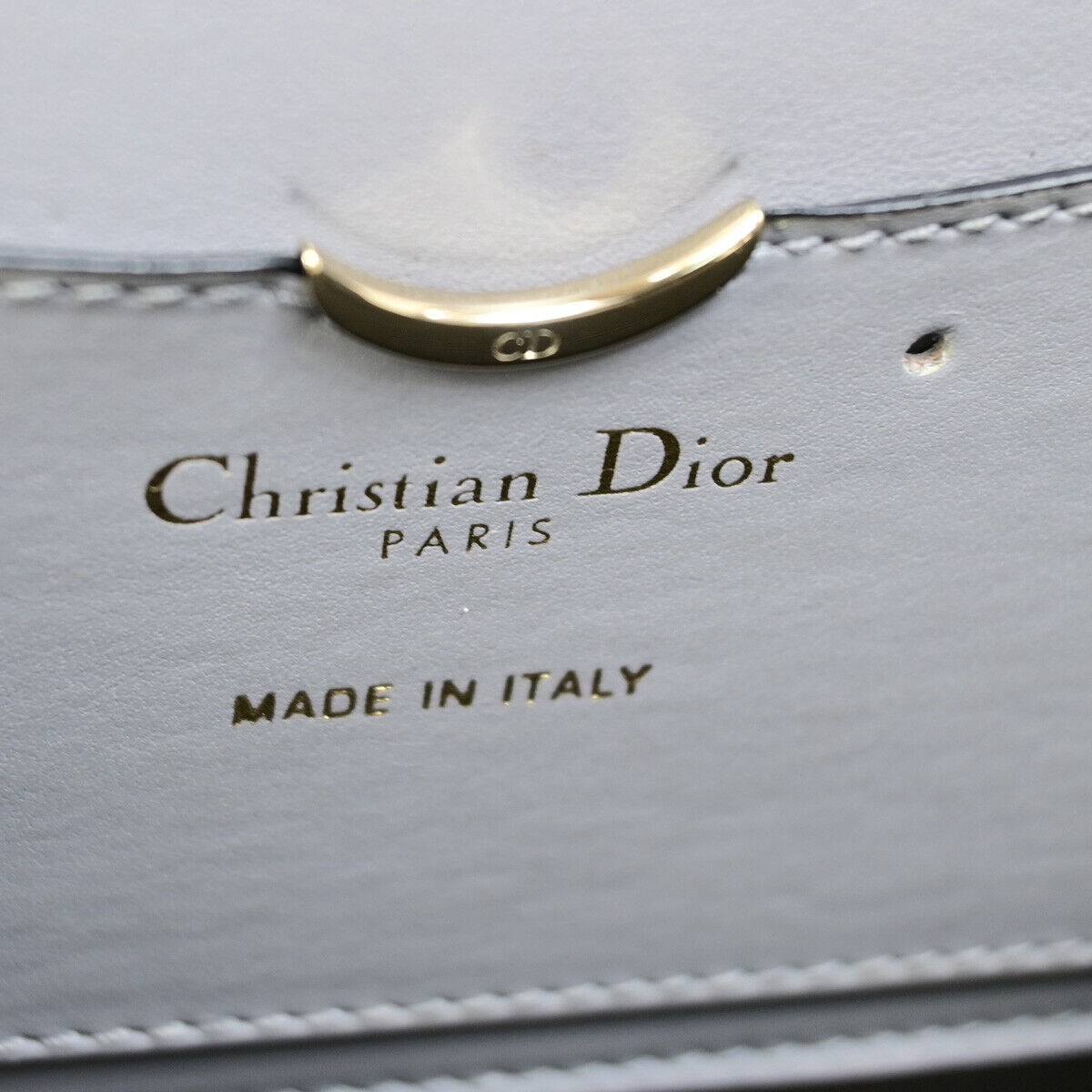 Dior Diorever Grey Leather Hand Bag