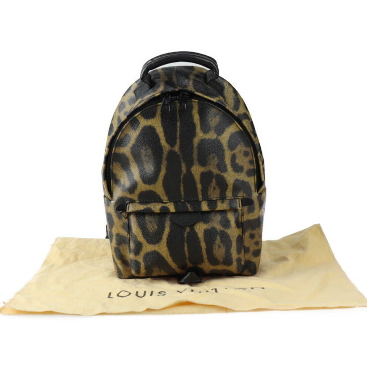 Louis Vuitton Palm Springs Black Canvas Backpack Bag