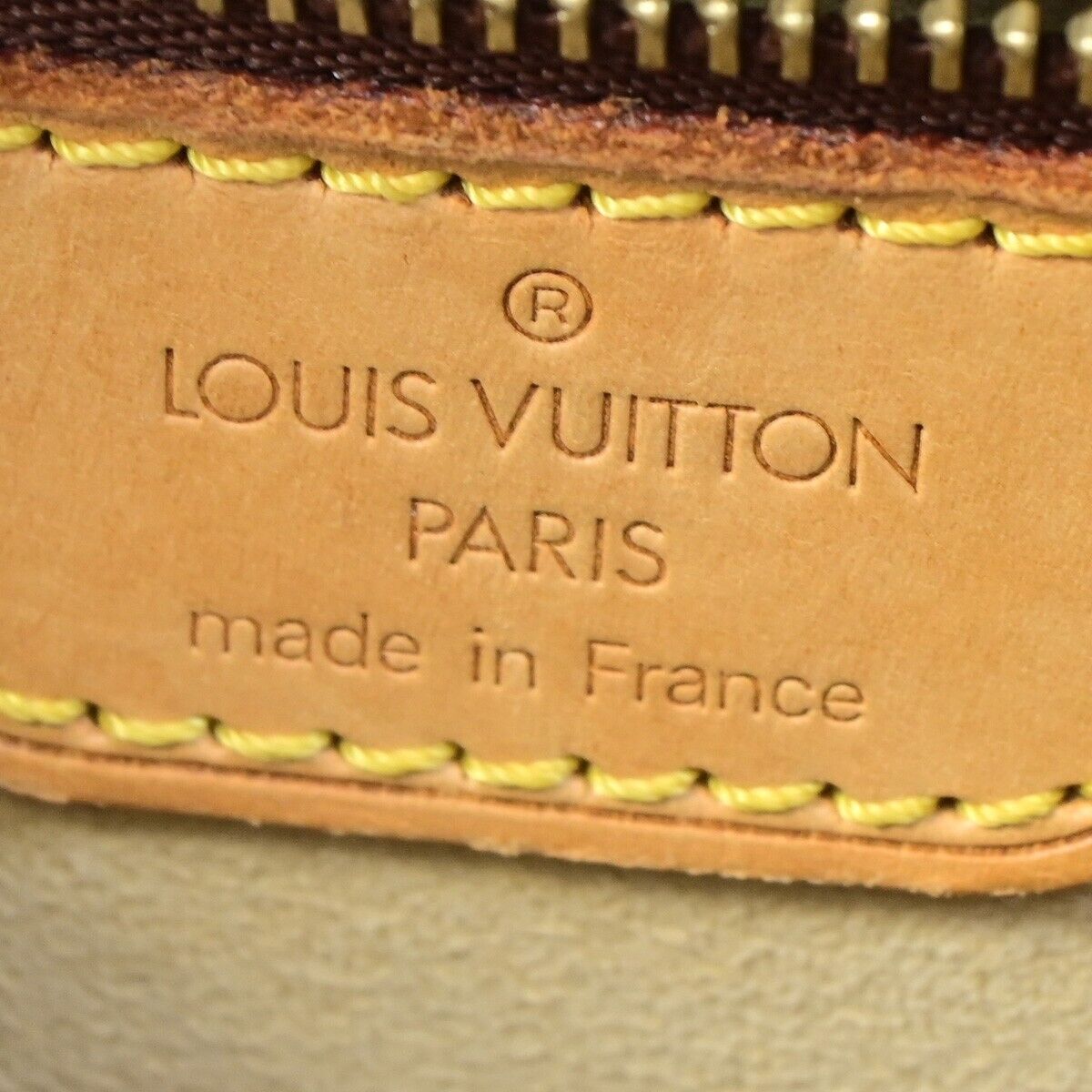 Louis Vuitton Looping MM Brown Canvas Shoulder Bag