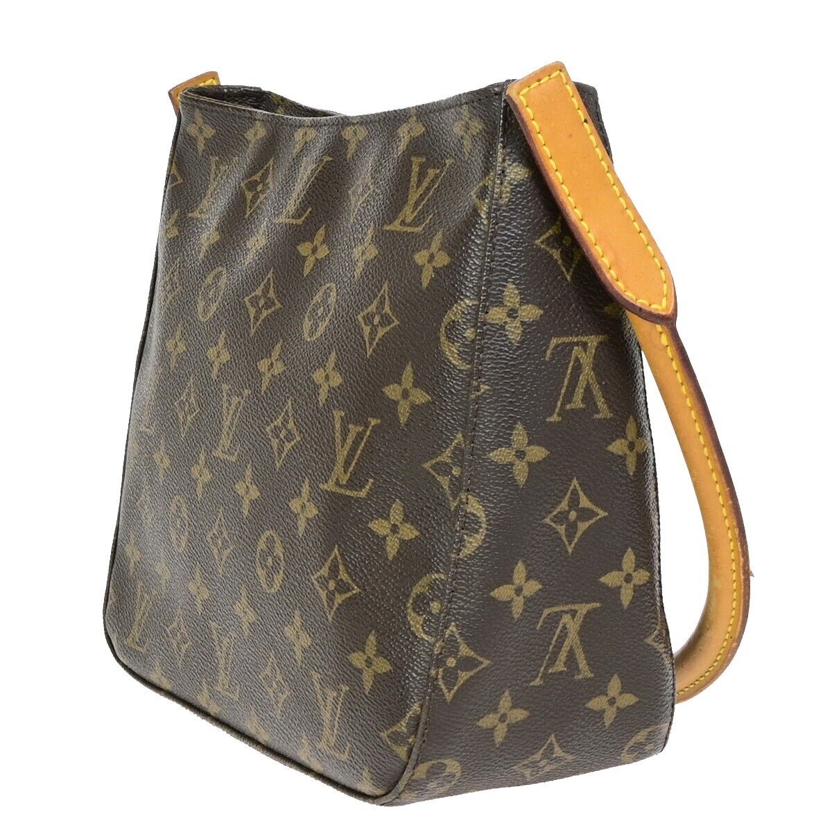 Louis Vuitton Looping MM Brown Canvas Shoulder Bag