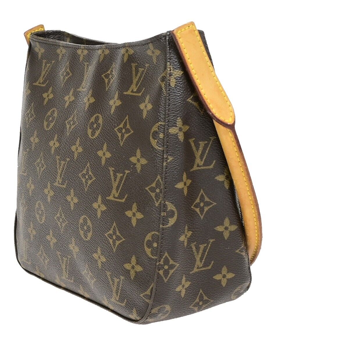 Louis Vuitton Looping MM Brown Canvas Shoulder Bag