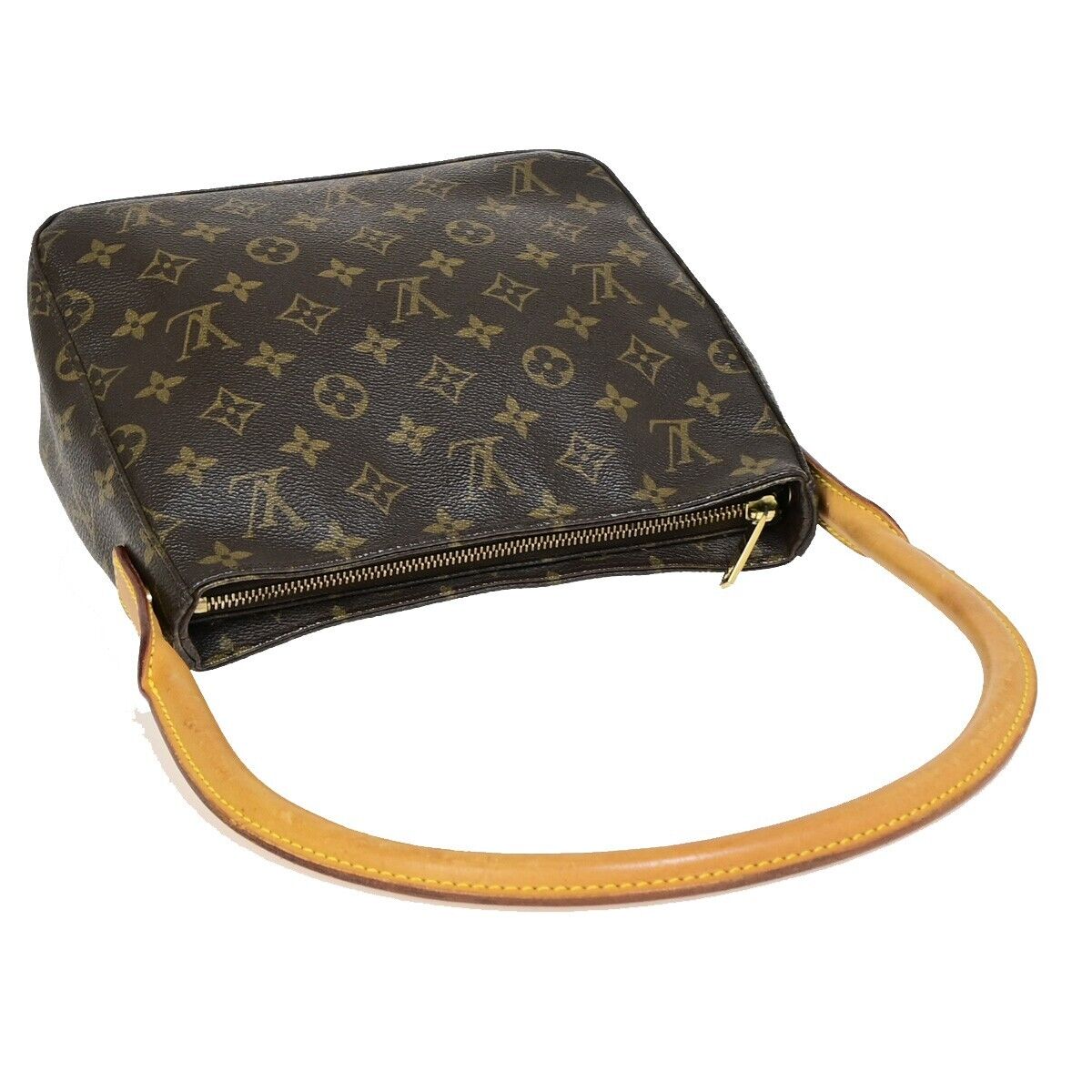 Louis Vuitton Looping MM Brown Canvas Shoulder Bag