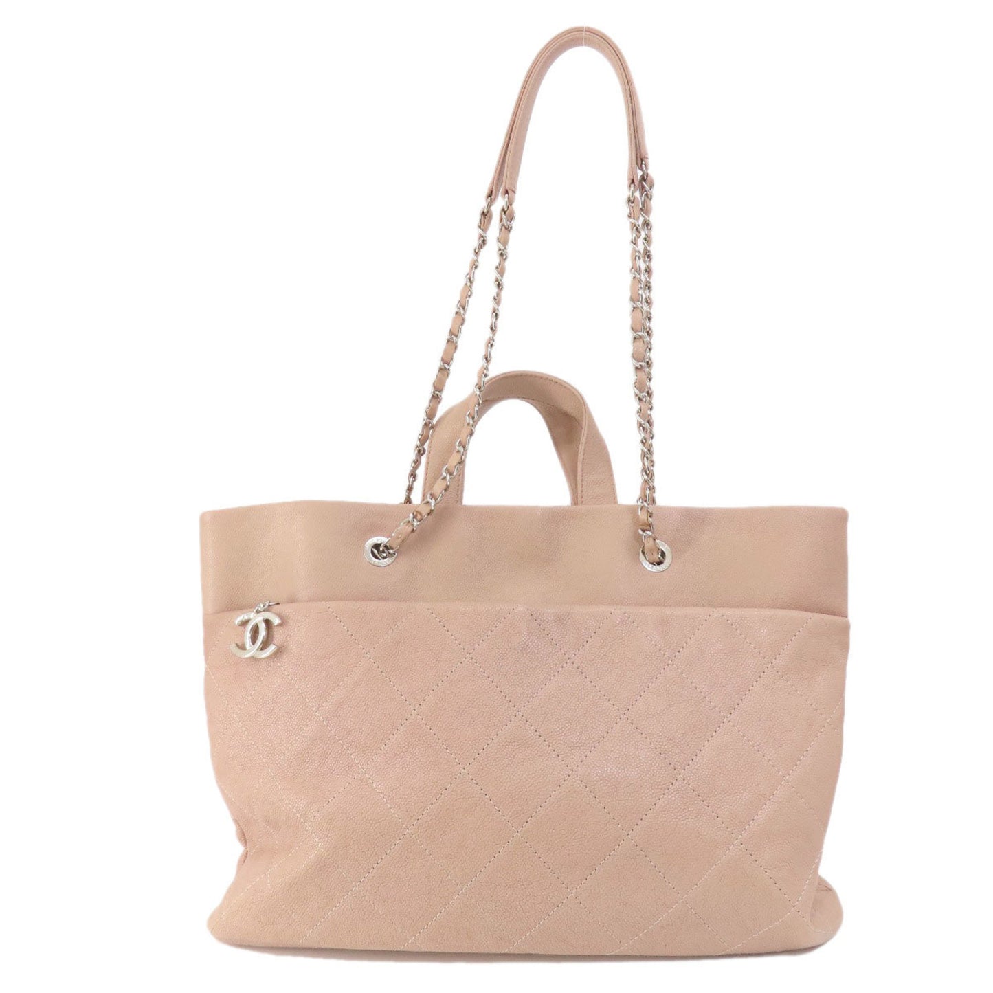 Chanel - Pink Leather Tote Bag