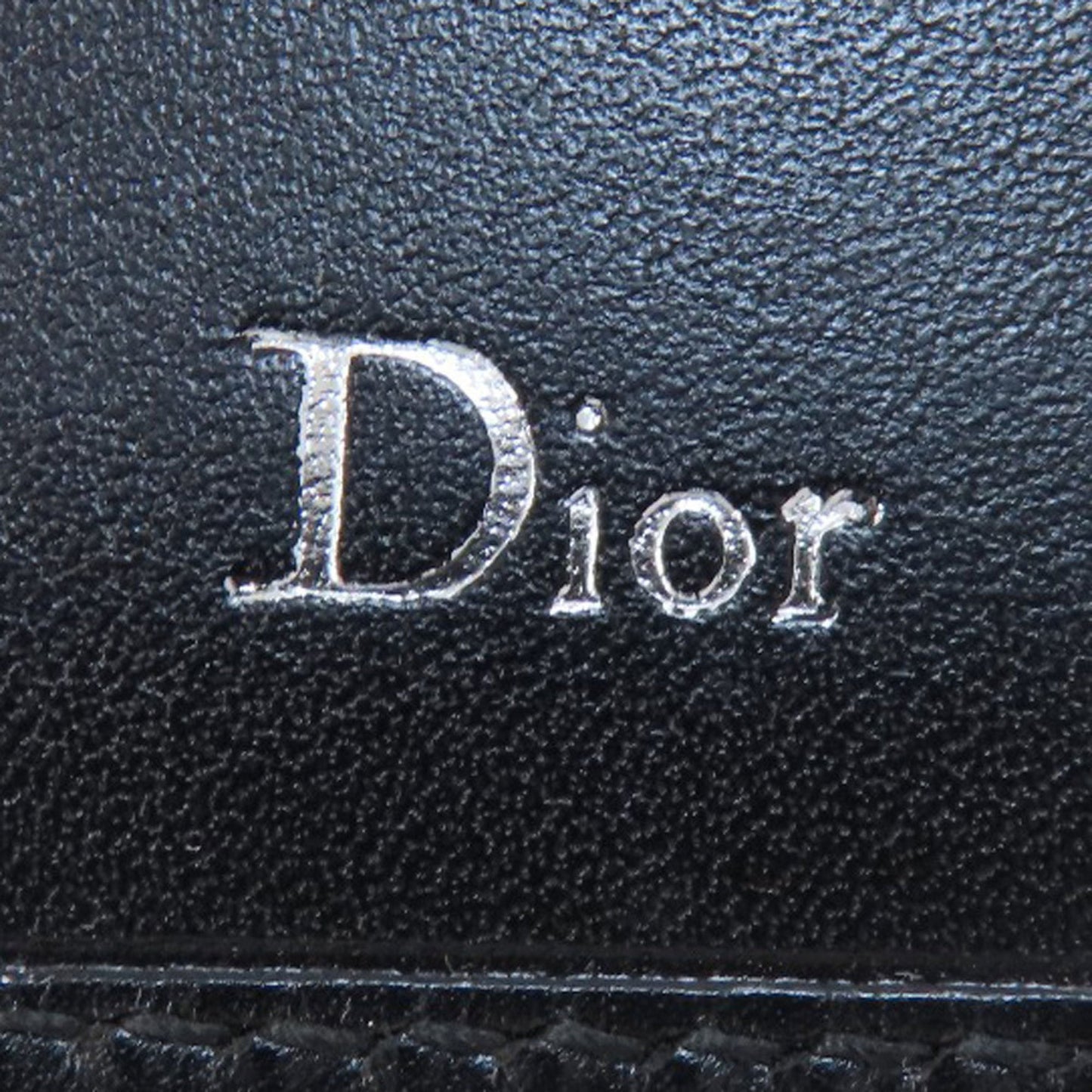 Dior Black Leather Wallet Accessories