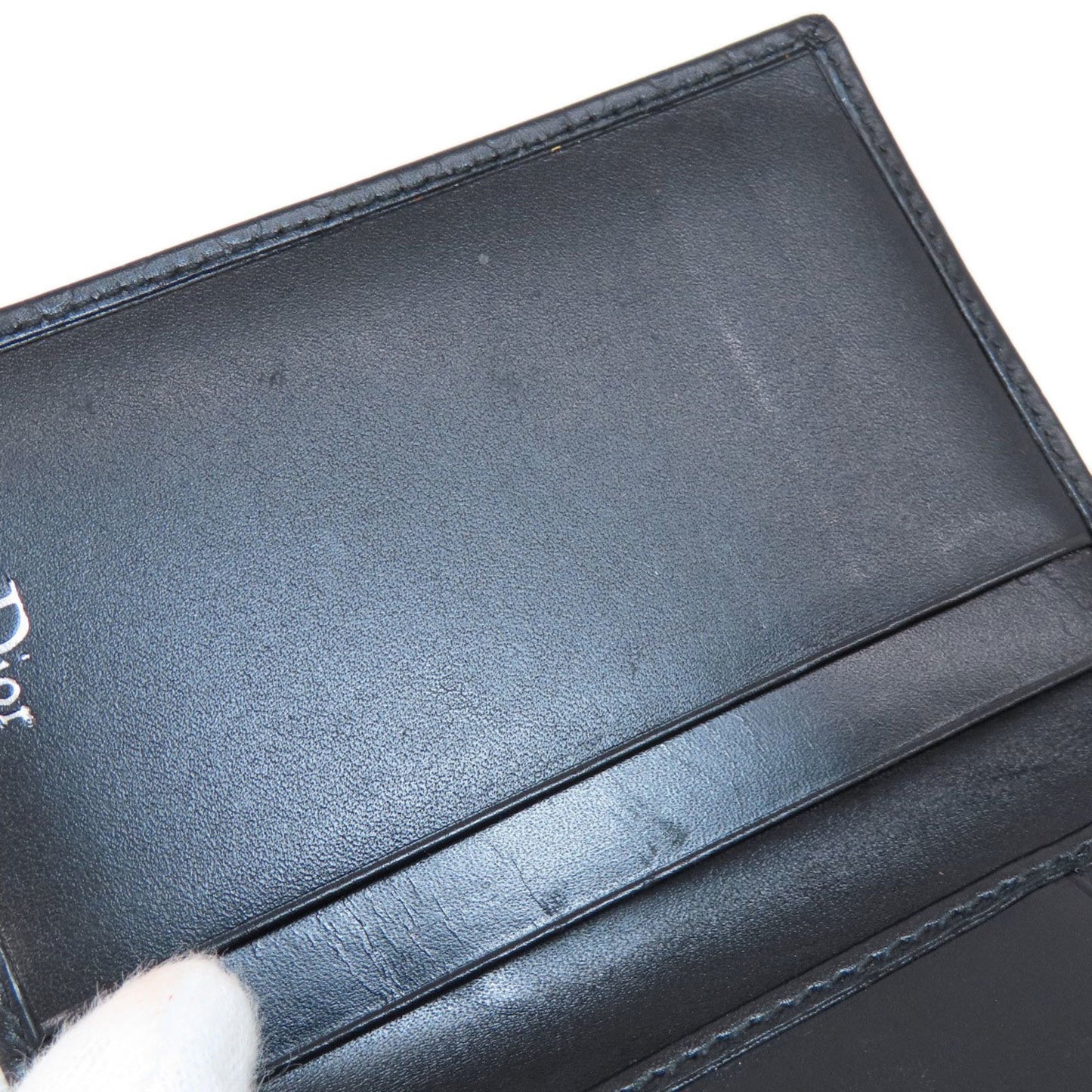 Dior Black Leather Wallet Accessories