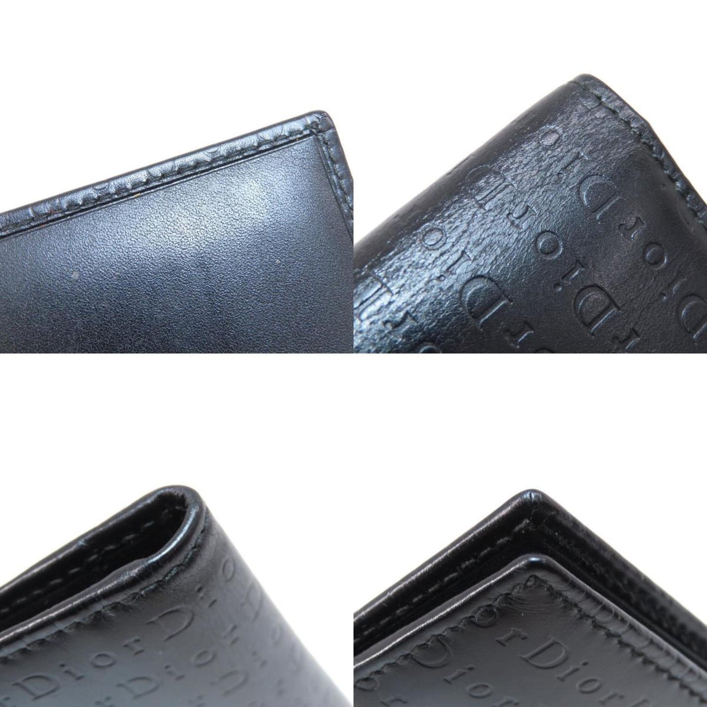 Dior Black Leather Wallet Accessories