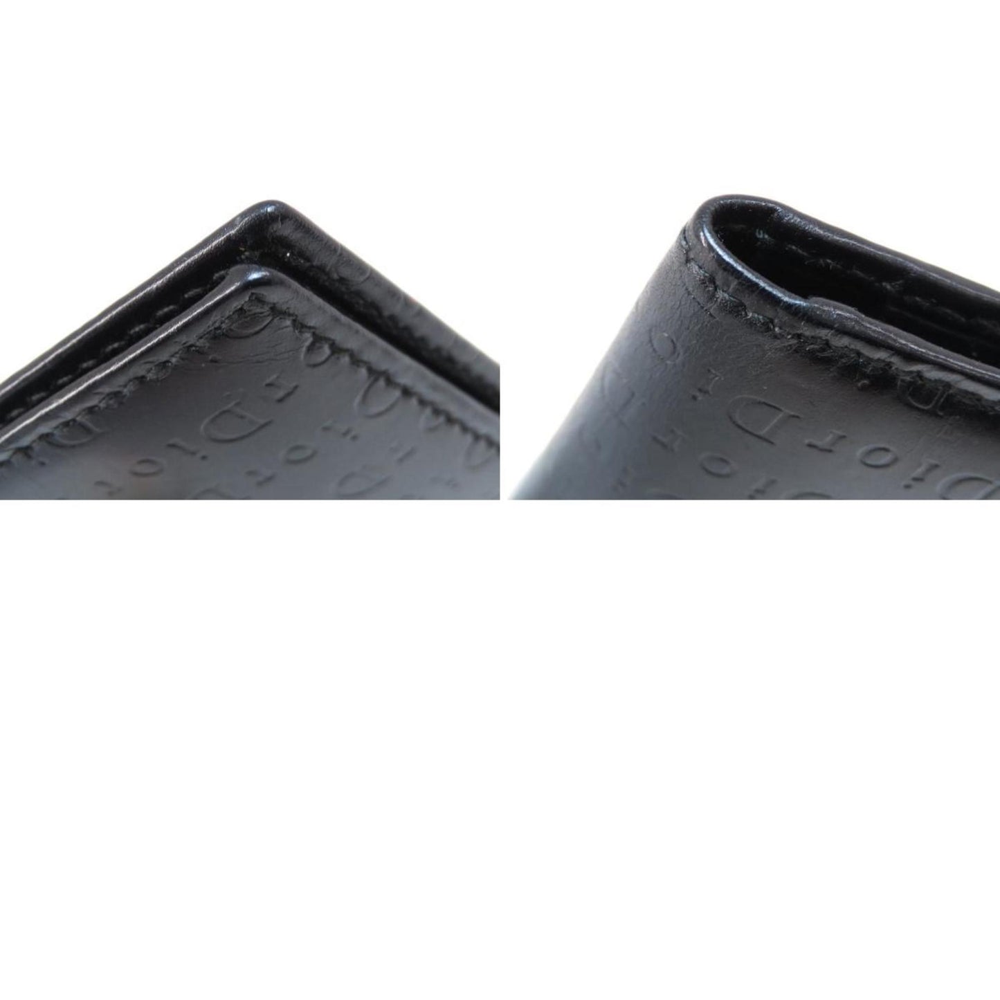 Dior Black Leather Wallet Accessories