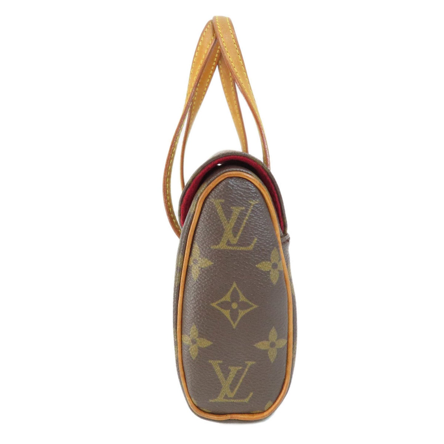 Louis Vuitton Sonatine Brown Canvas Hand Bag