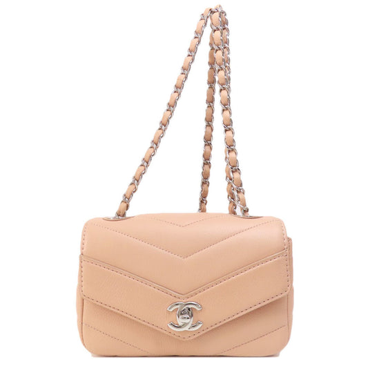 Chanel Matelassé Pink Leather Shoulder Bag