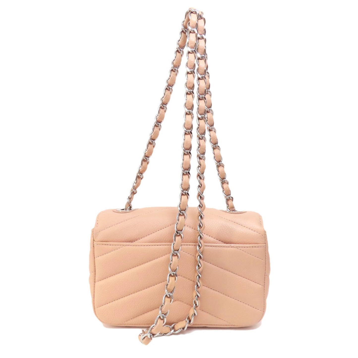 Chanel Matelassé Pink Leather Shoulder Bag