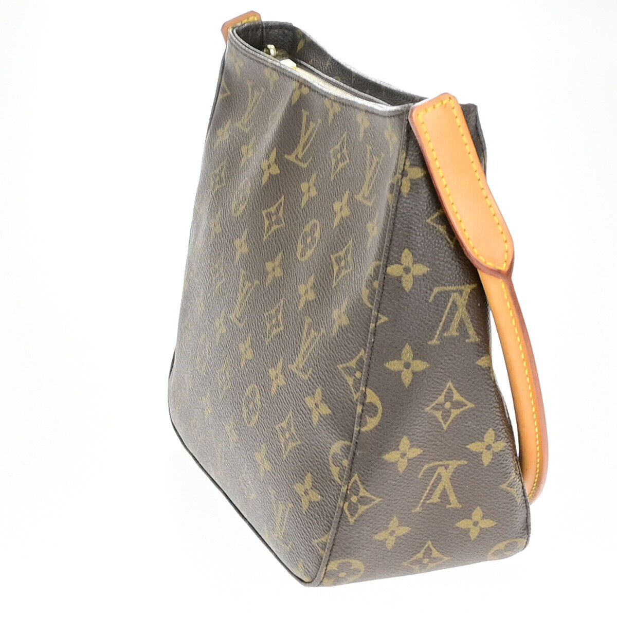 Louis Vuitton Looping MM Brown Canvas Shoulder Bag