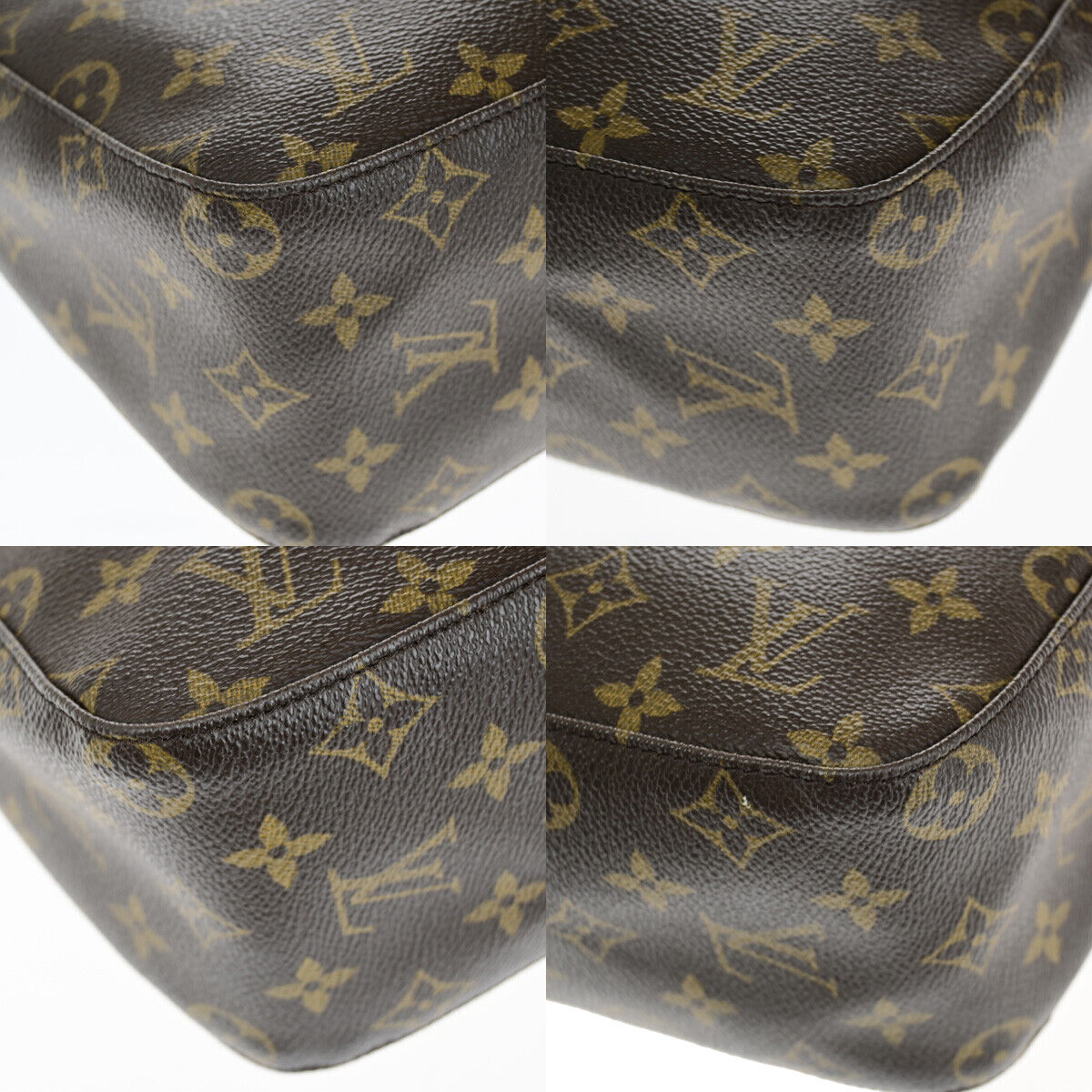 Louis Vuitton Looping MM Brown Canvas Shoulder Bag