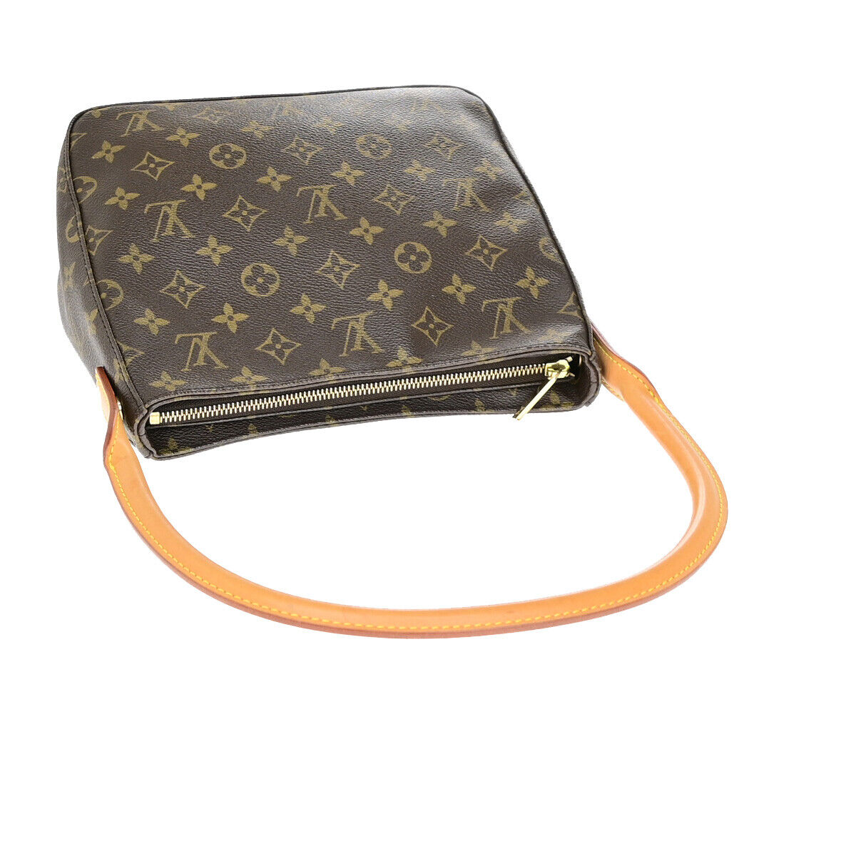 Louis Vuitton Looping MM Brown Canvas Shoulder Bag