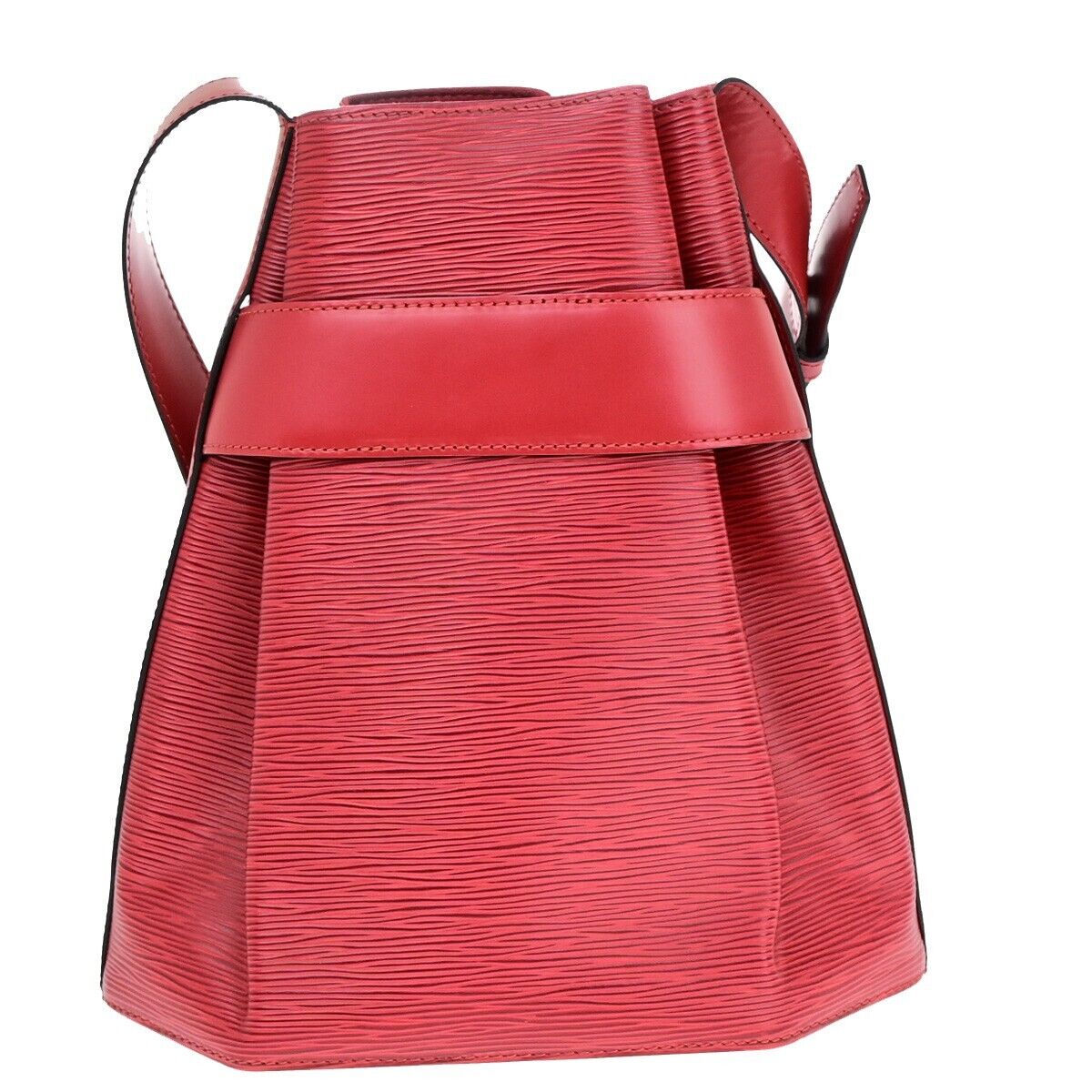 Louis Vuitton Sac d'épaule Red Leather Shoulder Bag