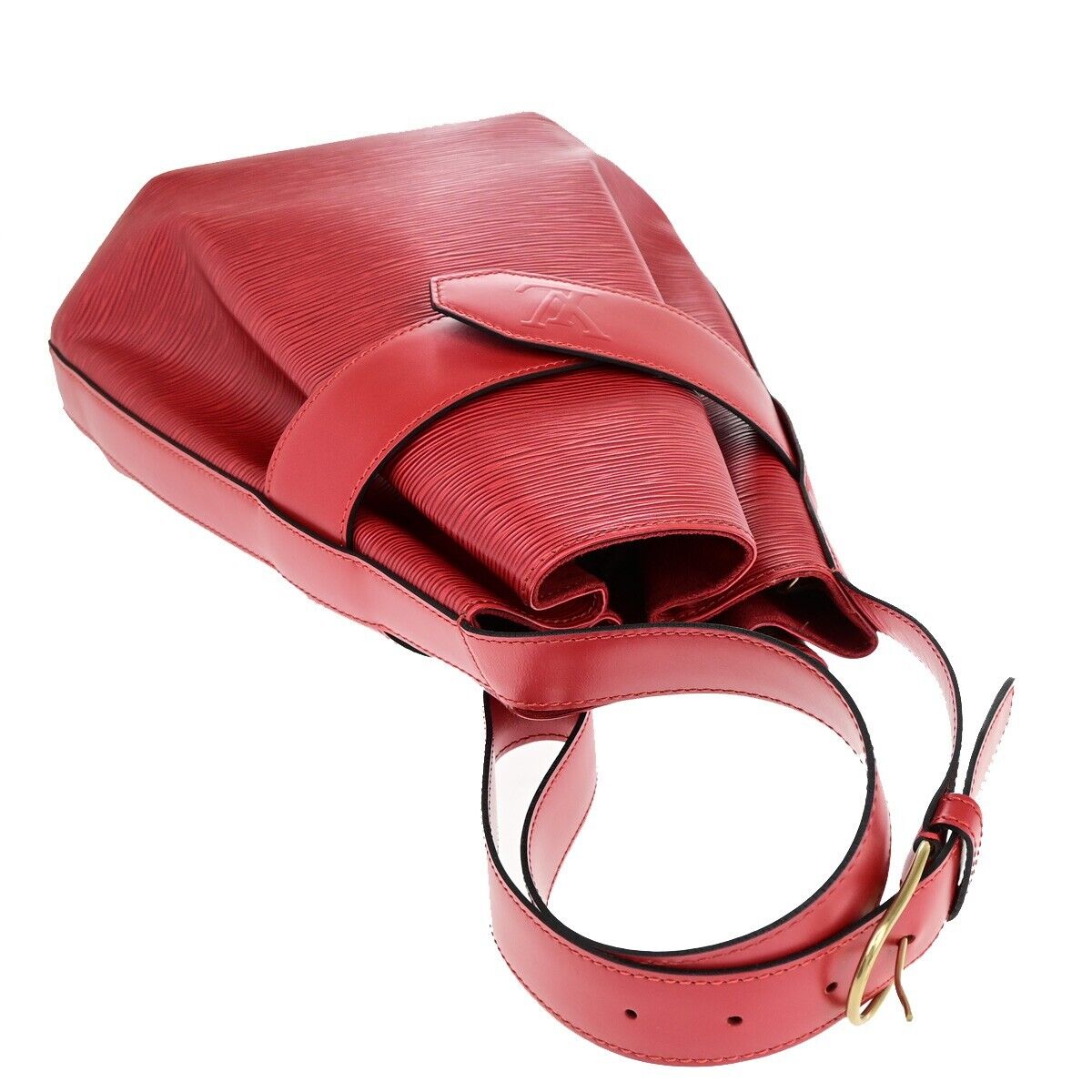 Louis Vuitton Sac d'épaule Red Leather Shoulder Bag