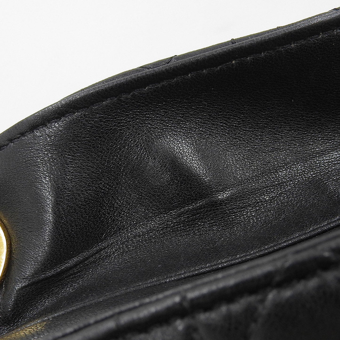 Dior Lady Dior Black Leather Hand Bag